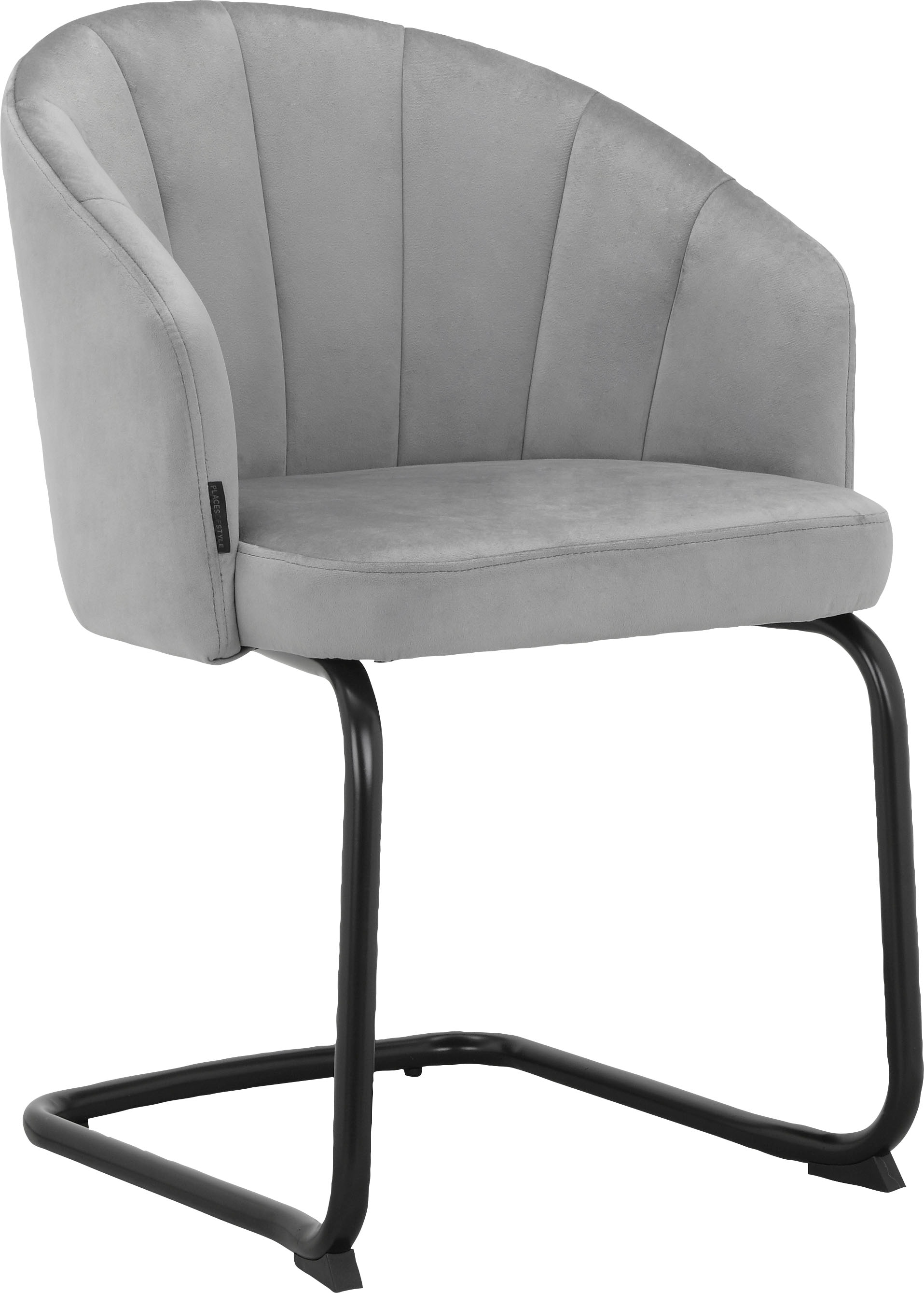 OTTO 48 Set Sitz und bei 2 cm St., »Ragusa«, im mit Rücken gepolstert, erhältlich, kaufen Places Style Veloursstoff, Sitzhöhe Esszimmerstuhl 2er of