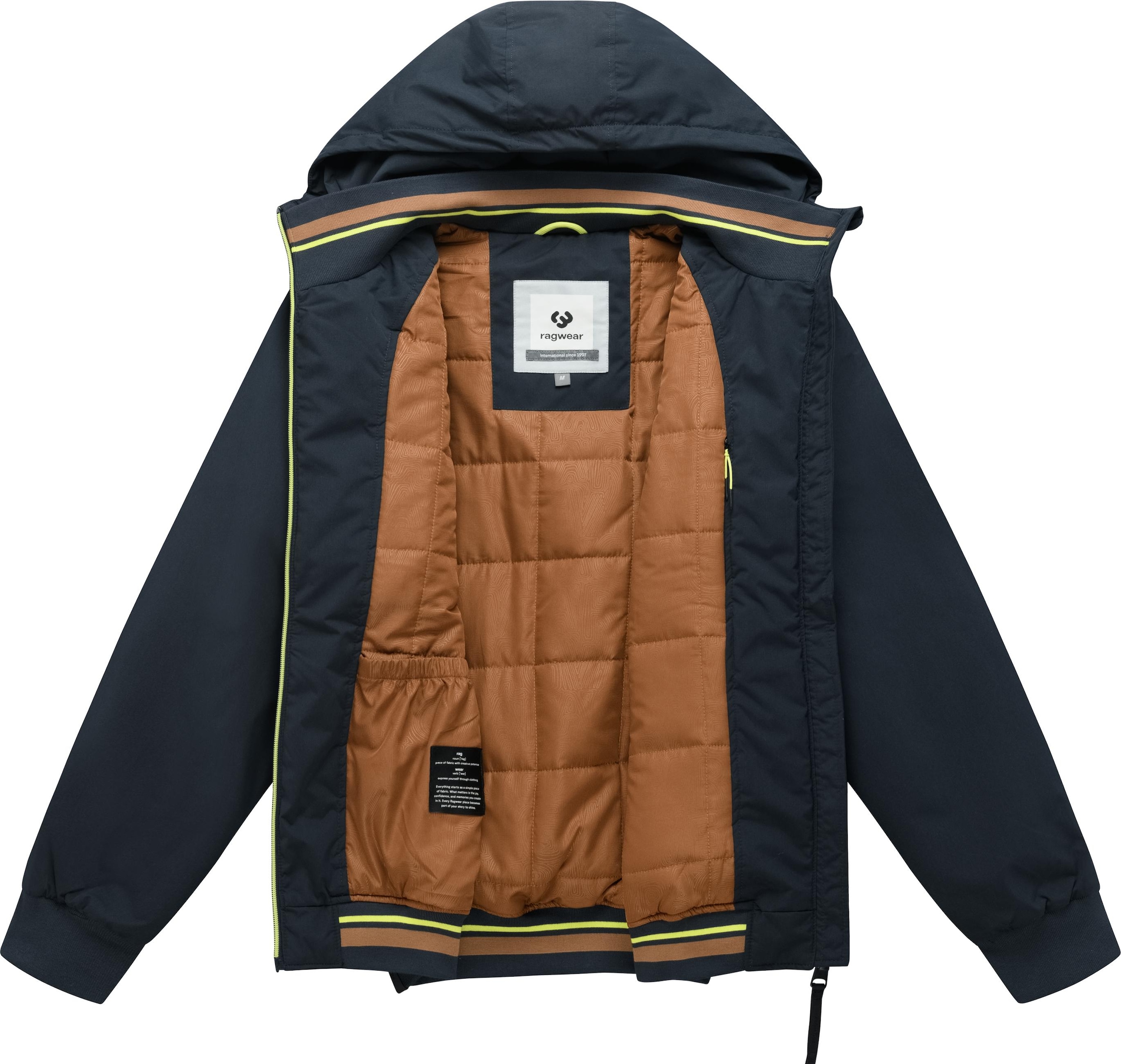 Ragwear Funktionsjacke »Funktionsjacke Wesol Y« mit Kapuze Warme Winter Jacke mit verstellbarer Kapuze