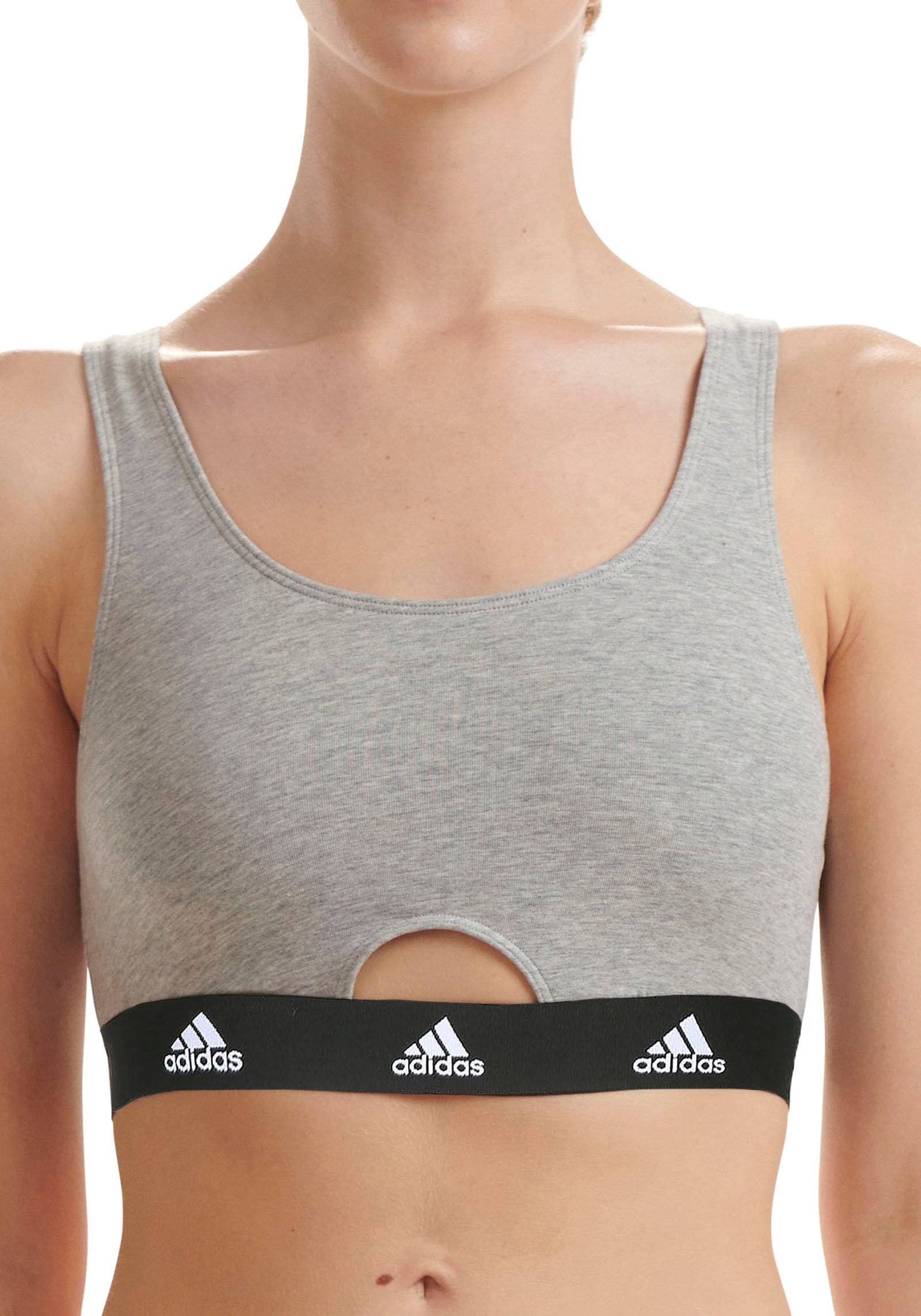 adidas Sportswear Bralette »"Real Cool Cotton"«, mit modischem Rückenausschnitt