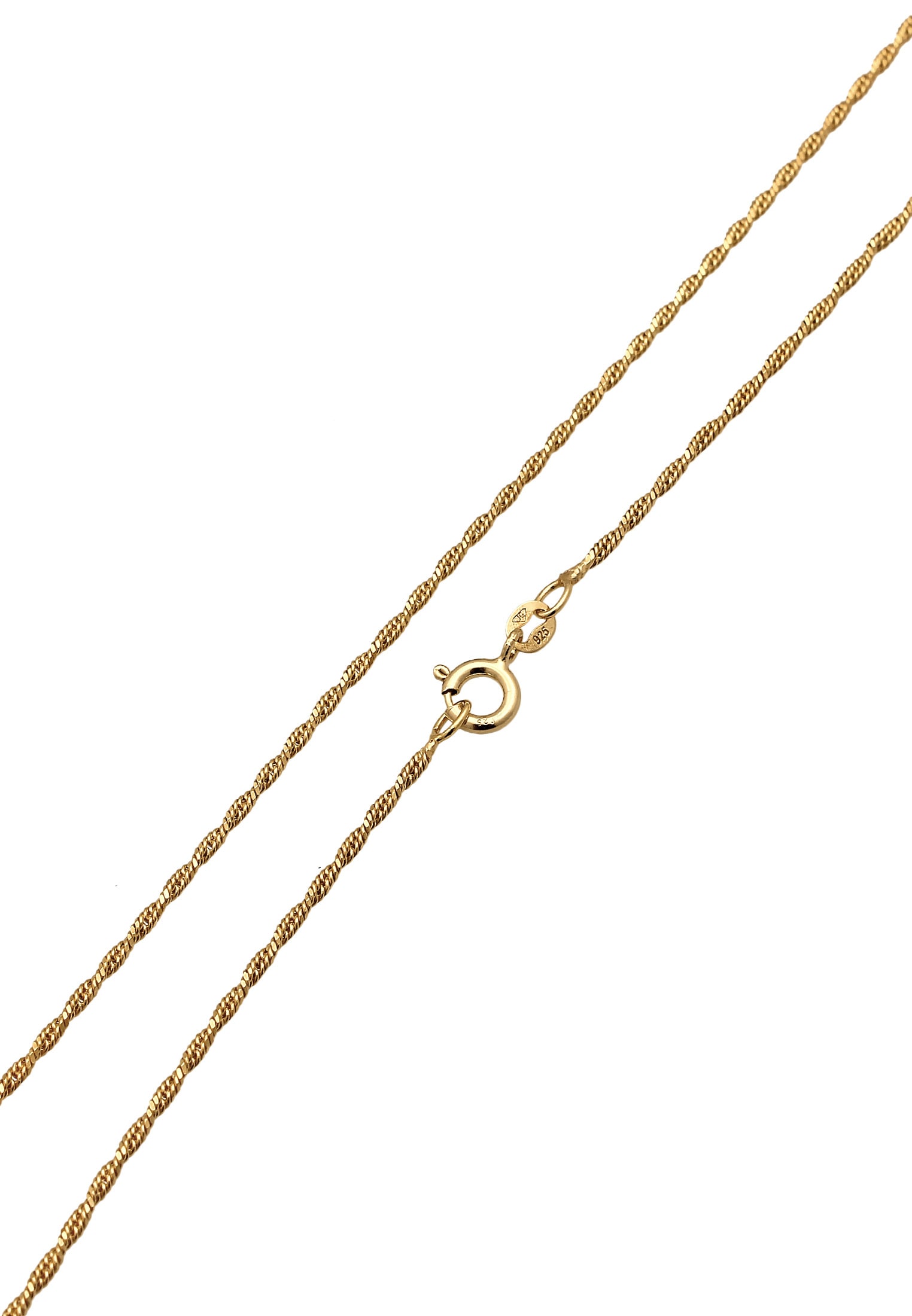 Kuzzoi Silberkette »Halskette Herren Kordelkette Gedreht Twisted 925 Silber«