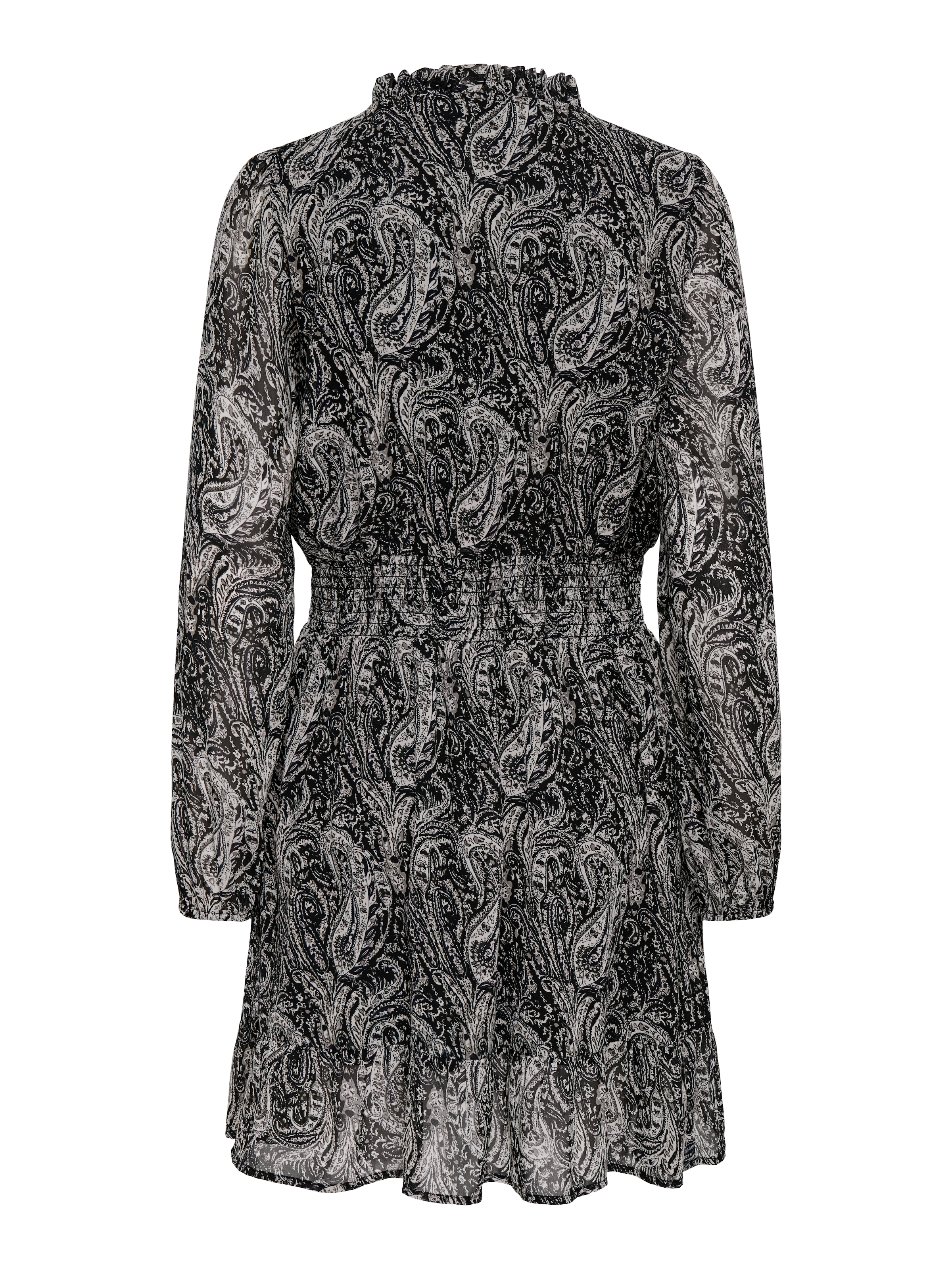 ONLY Chiffonkleid »ONLCAROLINE L/S SHORT DRESS WVN NOOS« Polyester