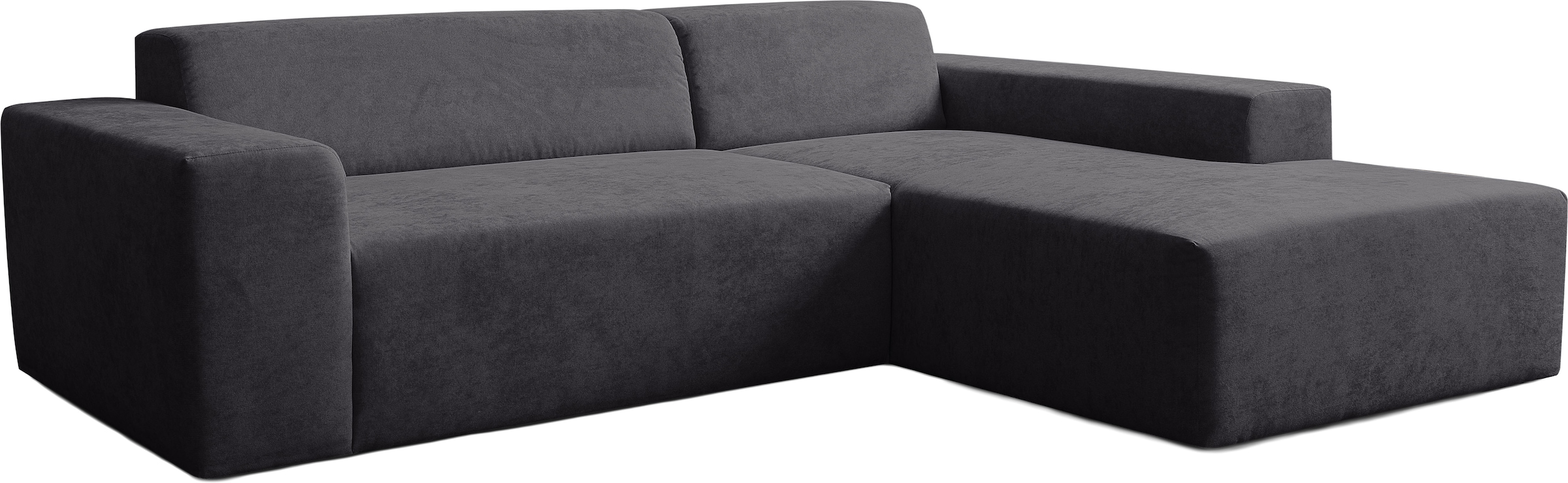 WERK2 Ecksofa »Zeus-L Breite: 253 cm, modern & zeitlos, bequemes Sofa« moderne Optik mit abgerundeten Kanten