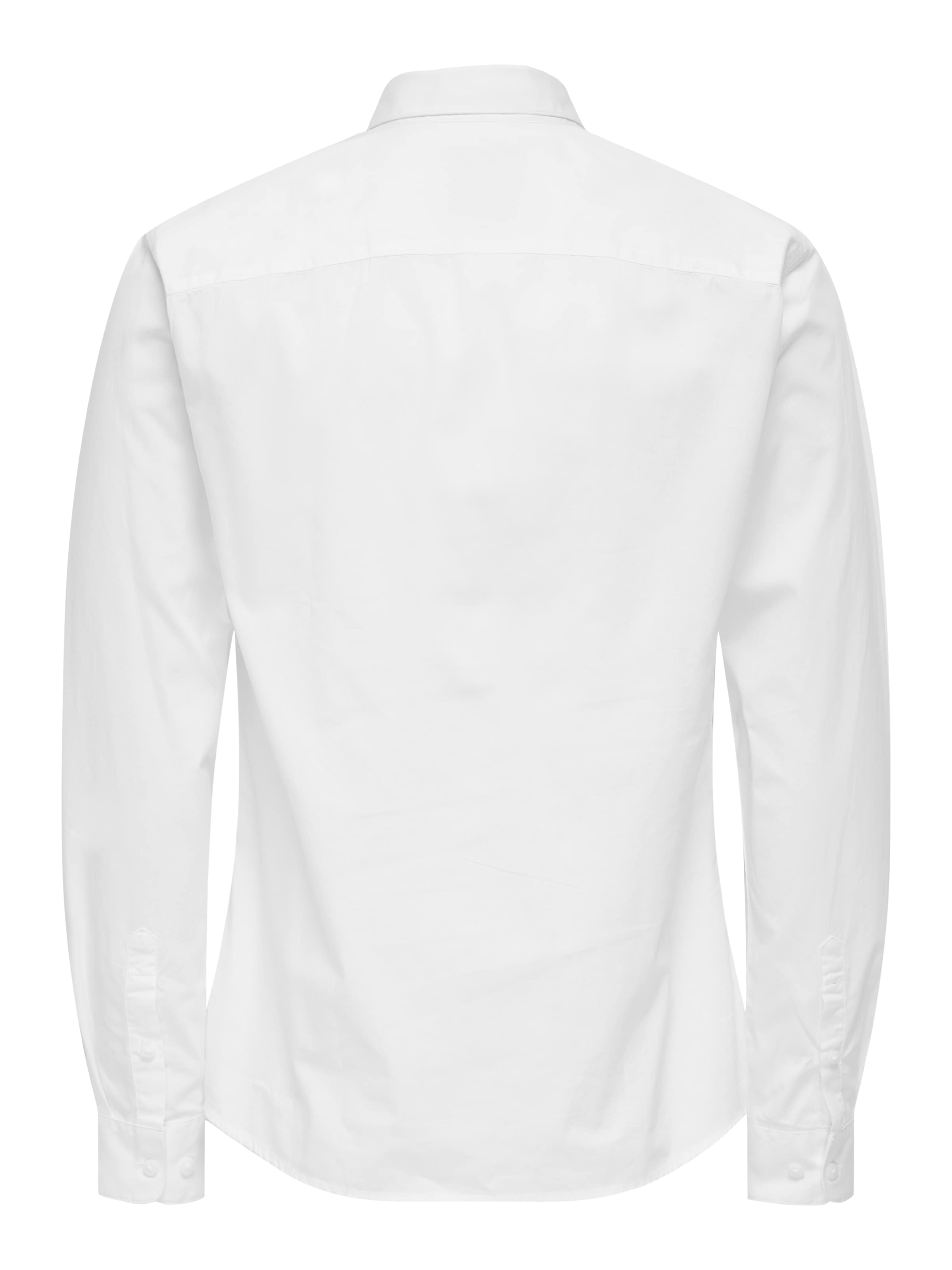 ONLY & SONS Langarmhemd »ONSPOPLIN BTN DOWN SHIRT LS NOOS« Baumwolle, slim fit