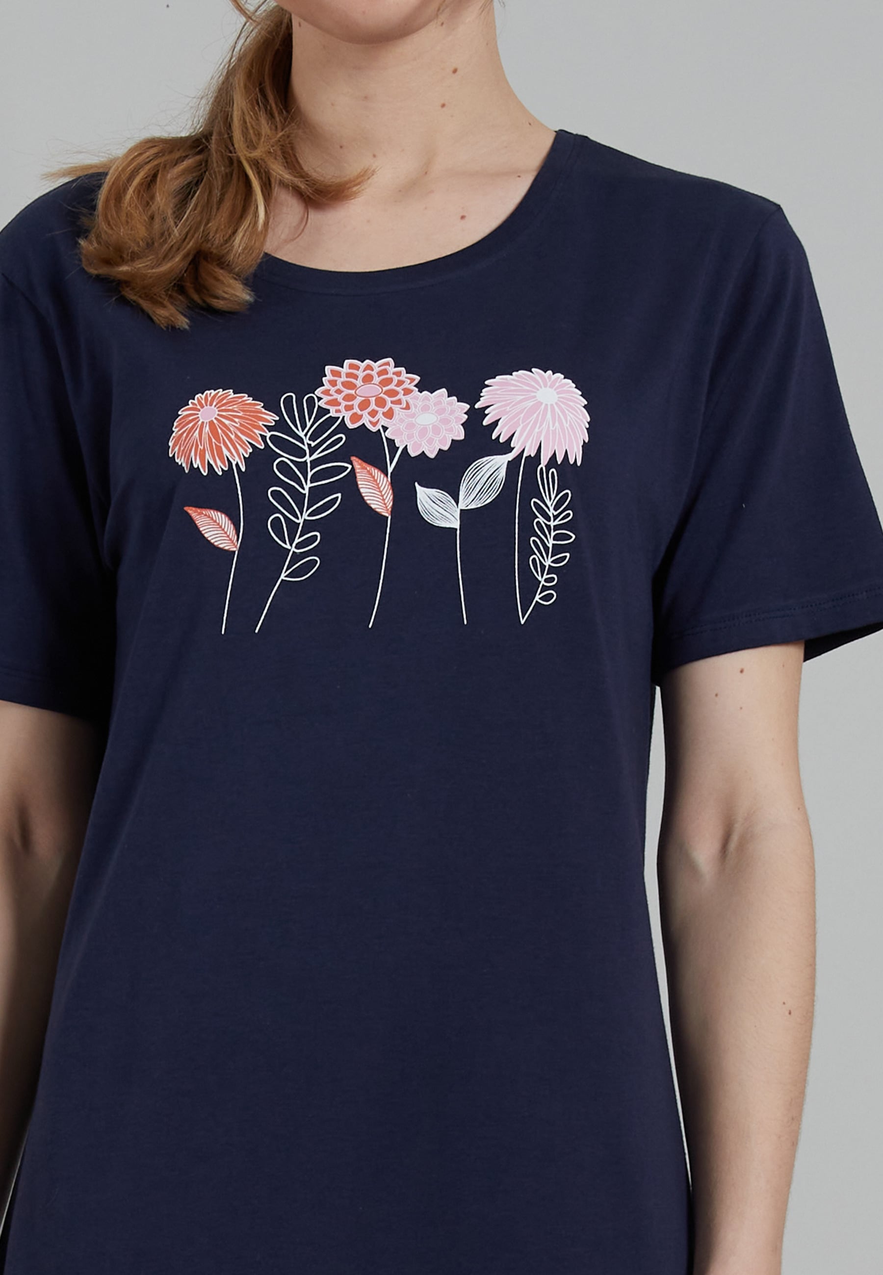 GÖTZBURG Nachthemd, mit süßem Blumen-Print