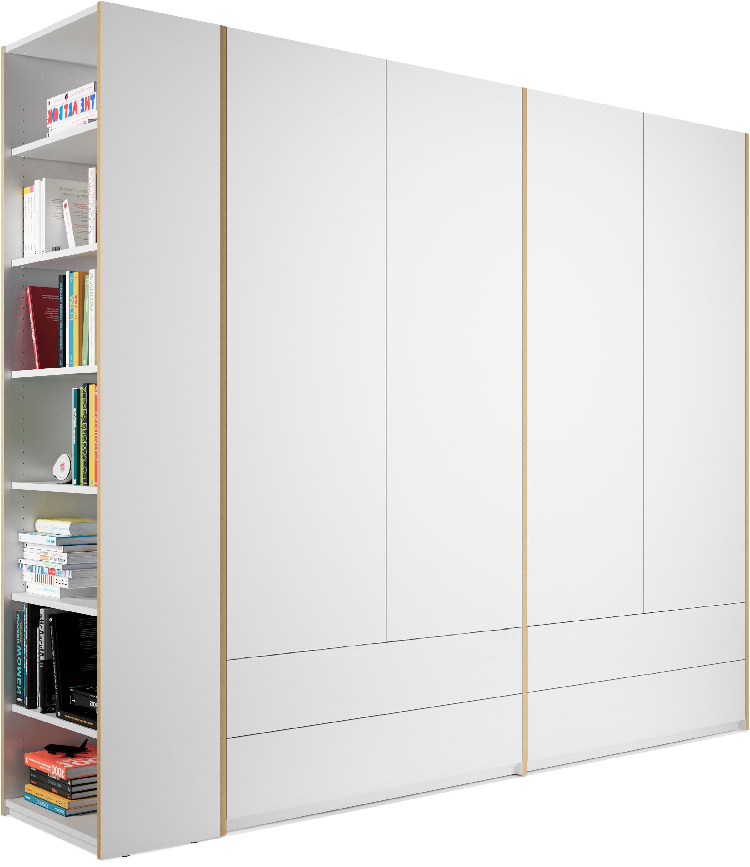 Müller SMALL LIVING Kleiderschrank »Modular Plus Variante 4«, 4 Schubladen, Anbauregal... kaufen