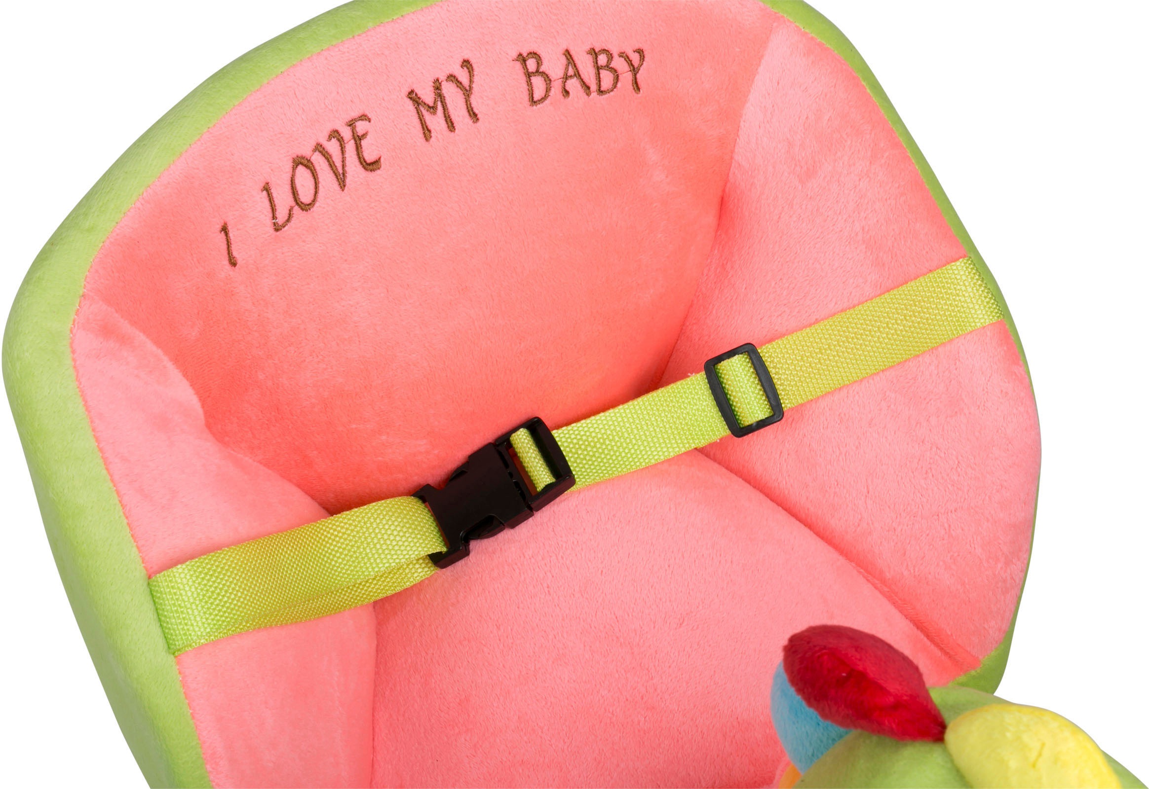 BabyGo Schaukeltier »Rocker Dino«, mit Kufen und Griffen aus Birkenholz