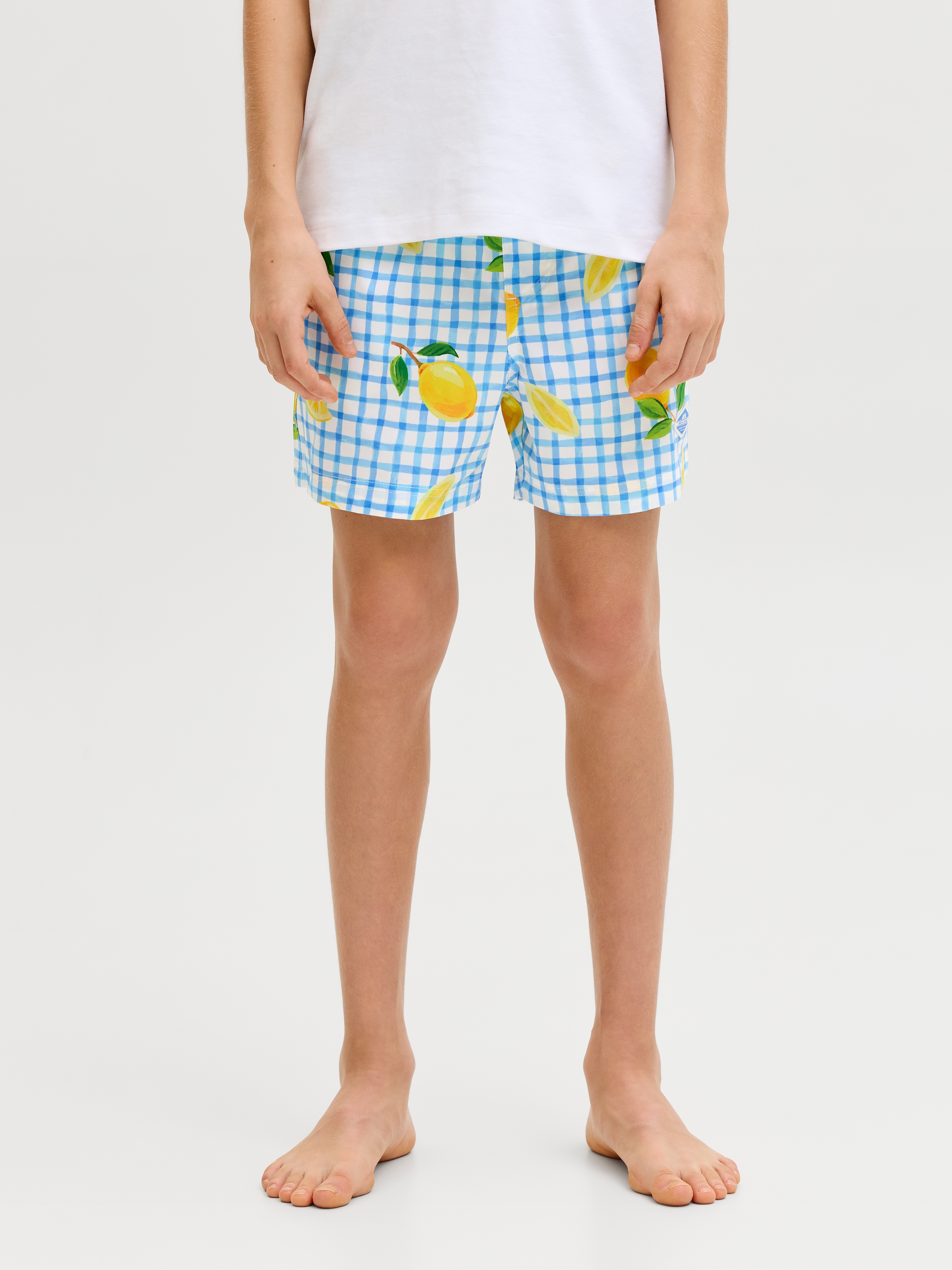 Jack & Jones Junior Badeshorts »JPSTMAUI VIBES NOVELTY AOP SWIM SH JNR«