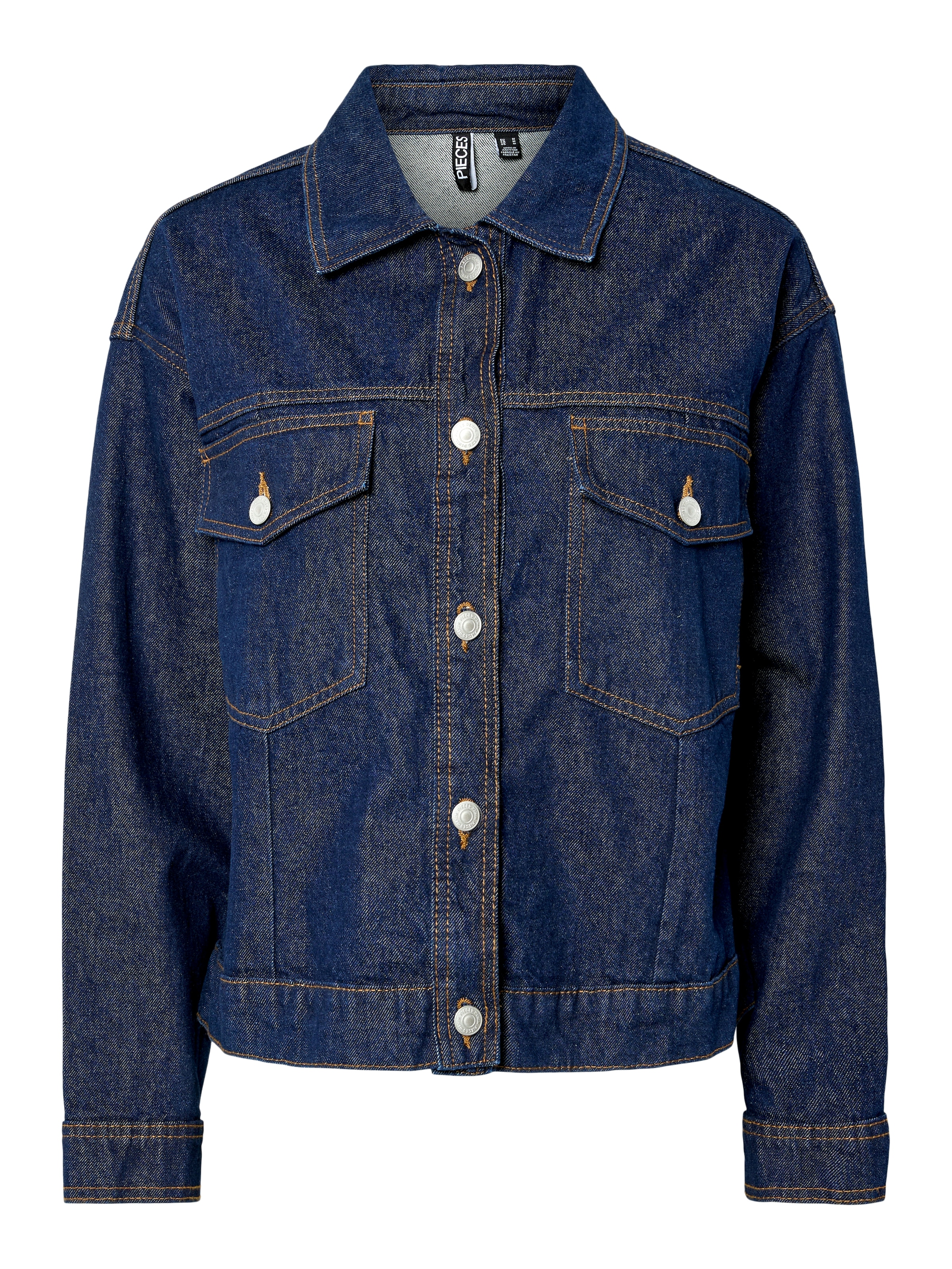 pieces Jeansjacke »PCELMA DENIM JACKET NOOS BC«, ohne Kapuze