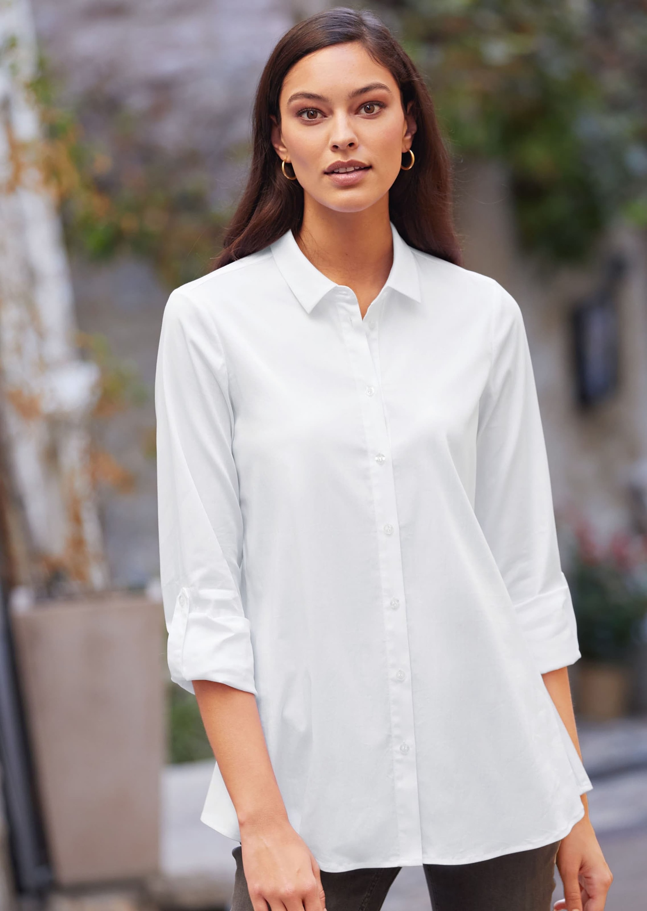 MADELEINE Hemdbluse »Hemd Hemd in A-Linie«