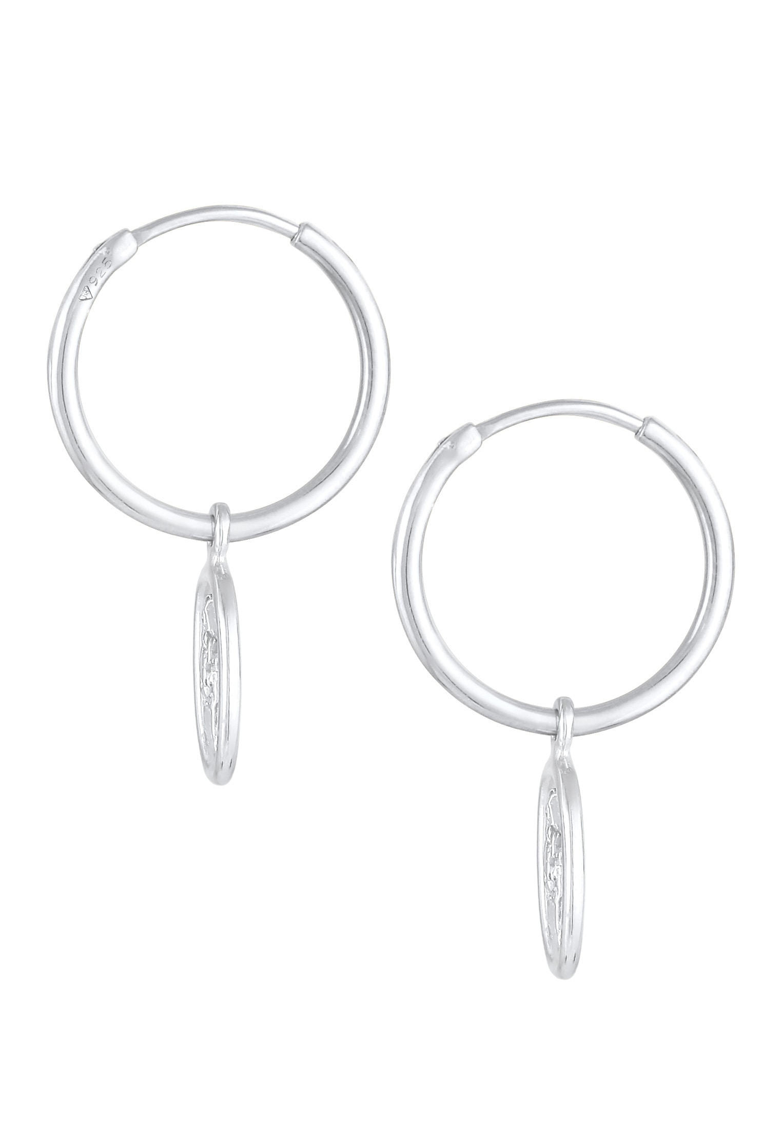 Elli Paar Ohrhänger »Ohrringe Creolen Einhänger Heilige Maria Vintage 925 Silber«