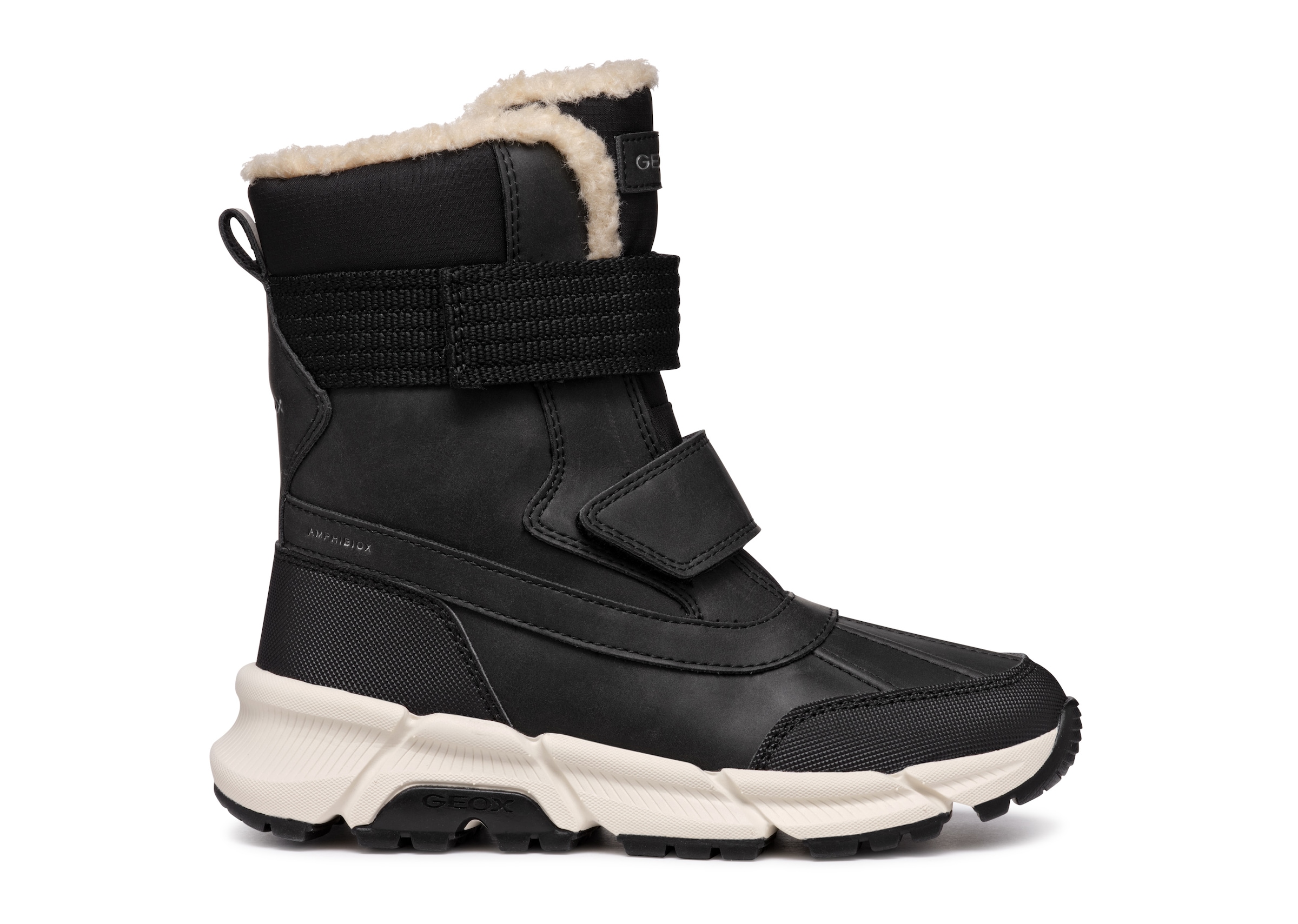 Geox Winterstiefel »J FLEXYPER PLUS BOY«  Snowboots, Klettstiefel mit Warmfutter, Größenschablone zum Download