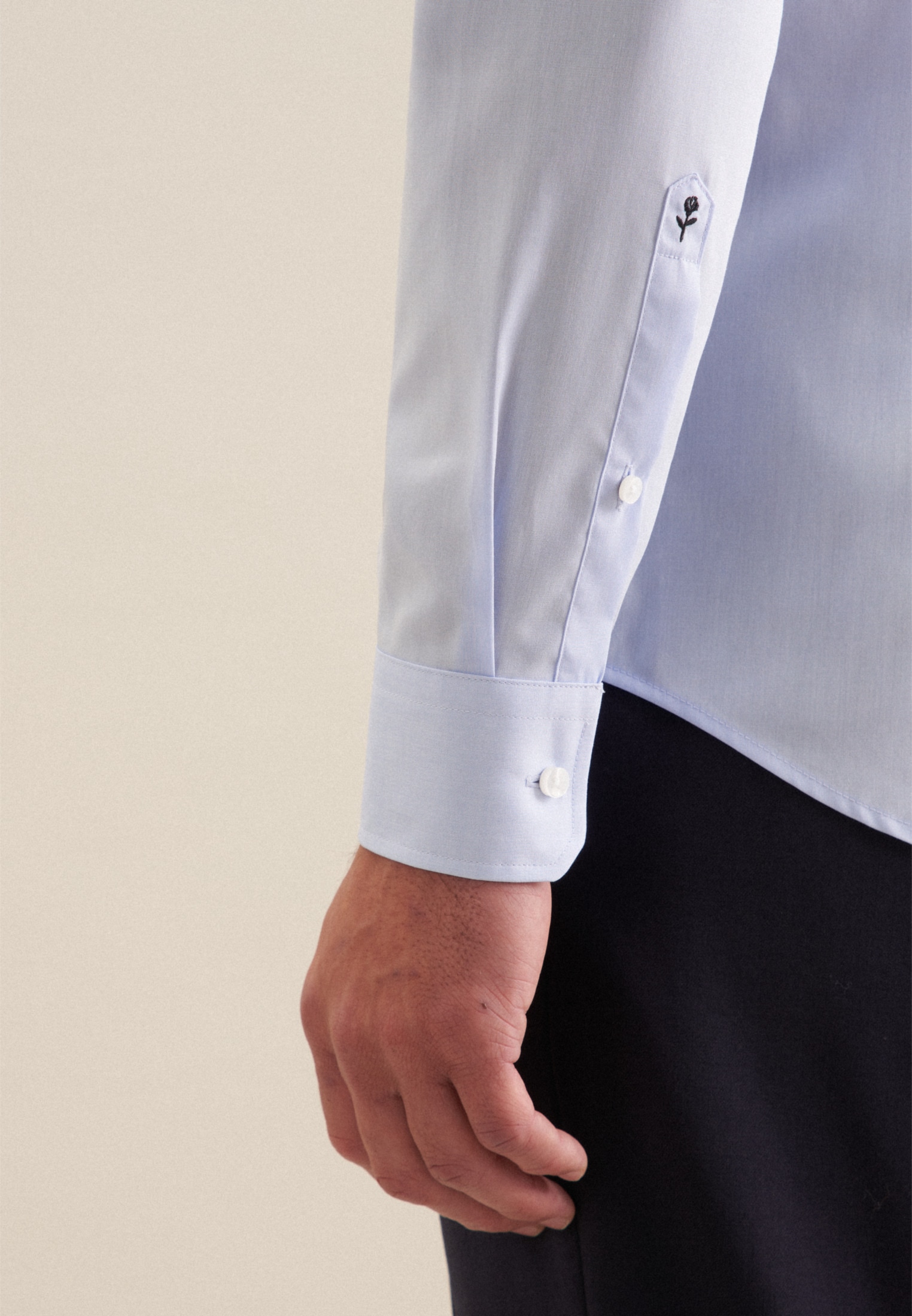 seidensticker Businesshemd »Schwarze Rose«, Uni