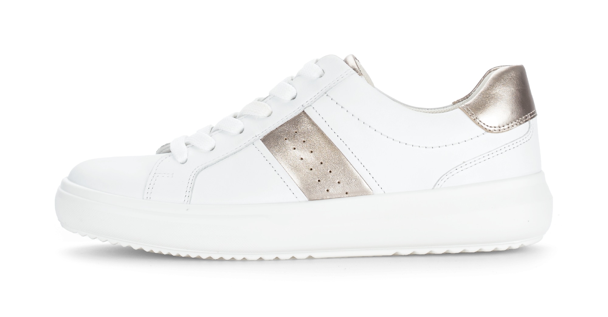 Gabor Plateausneaker  , Freizeitschuh, Halbschuh, Schnürschuh mit weichem Schaftrand