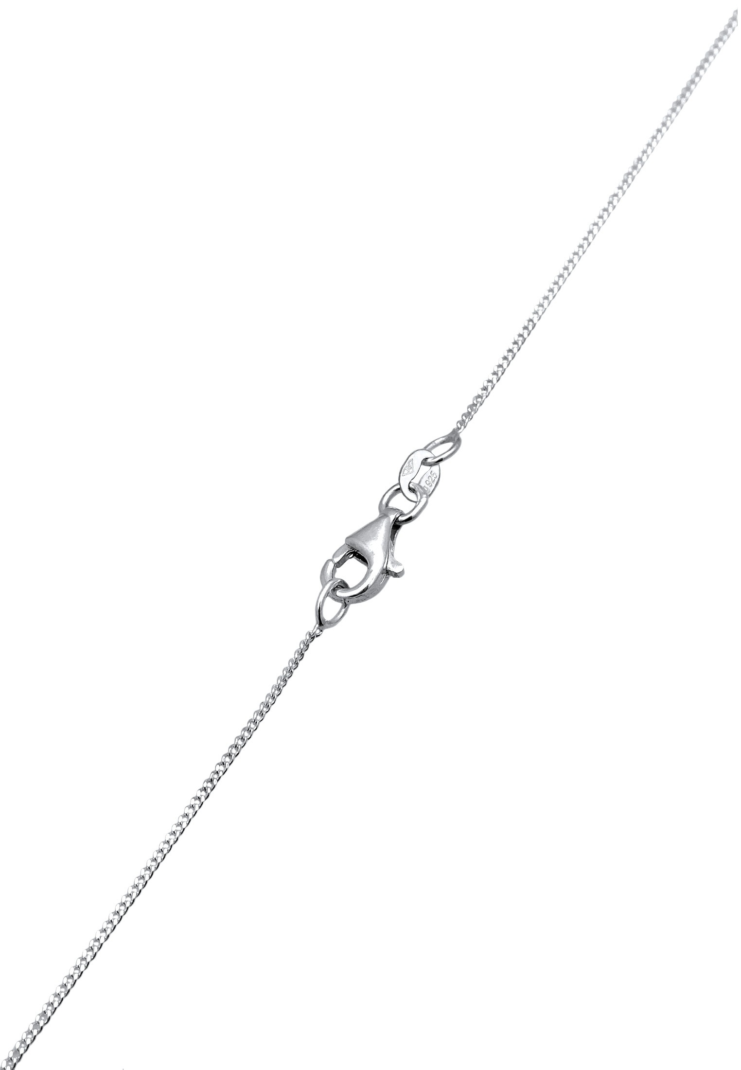 Elli Silberkette »Halskette Marquise Oval Glas Kristalle Rose 925 Sterling Silber«
