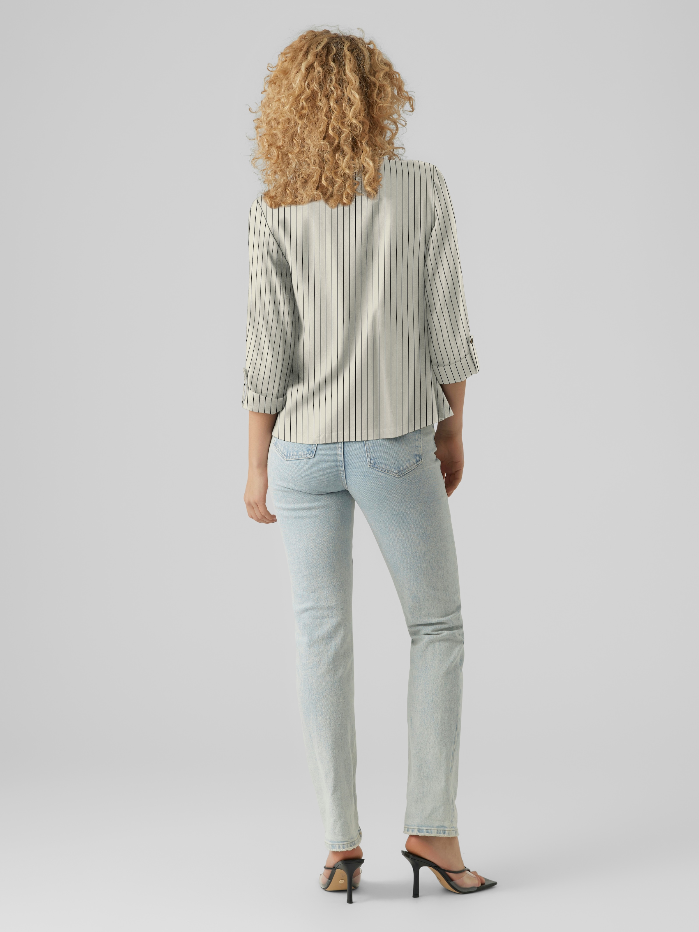 Vero Moda Kurzblazer »VMJESMILO 3/4 LOOSE BLAZER WVN GA NOOS«, mit Leinen