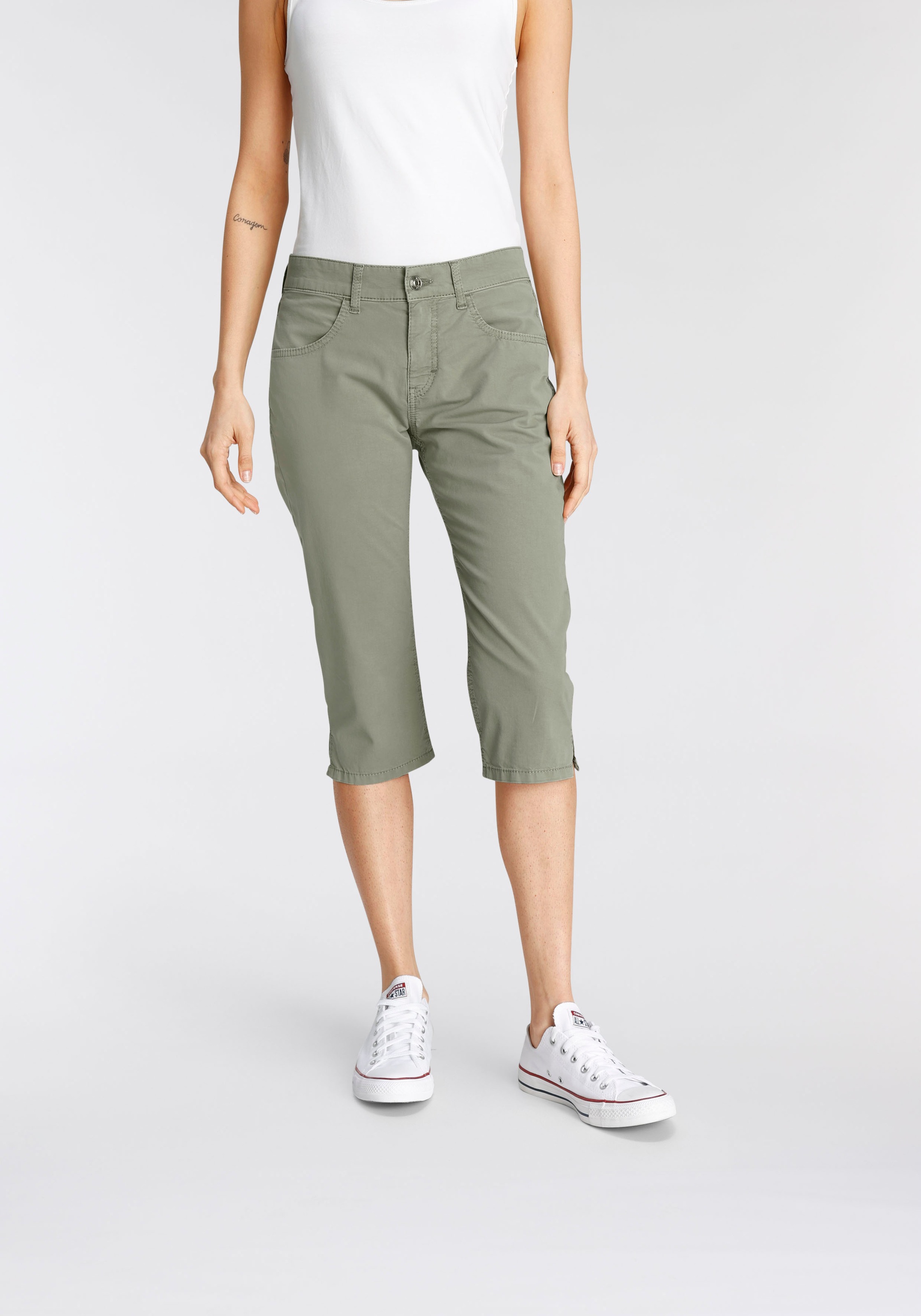 MAC Caprijeans »Capri Summer Clean«, Verkürzte Form in besonders elastischer Qualität
