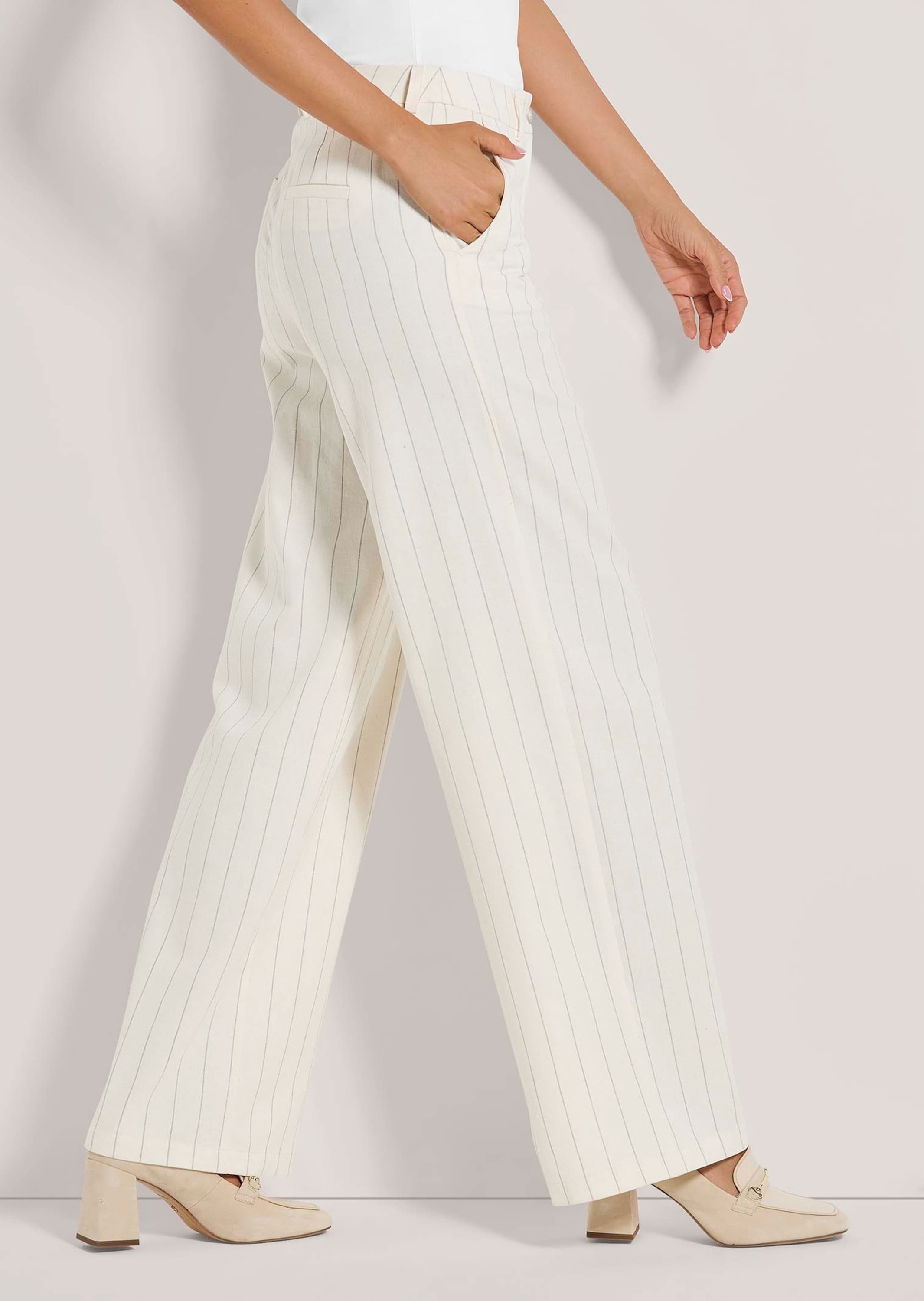 MADELEINE Stoffhose »Hose Weite Nadelstreifen-Hose«