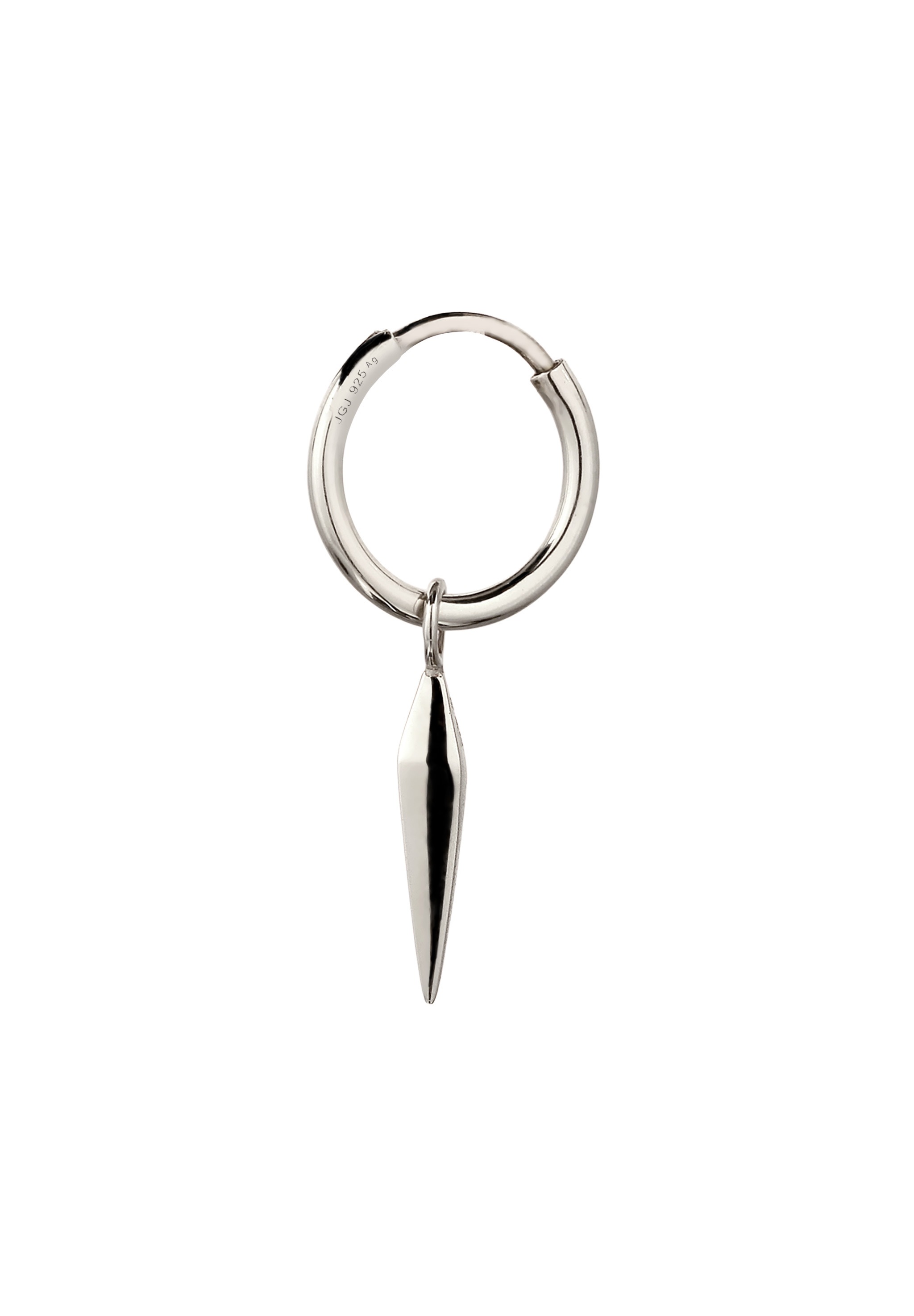 Kuzzoi Paar Creolen »Ohrringe Single Creole Tropfen 925 Sterling Silber«