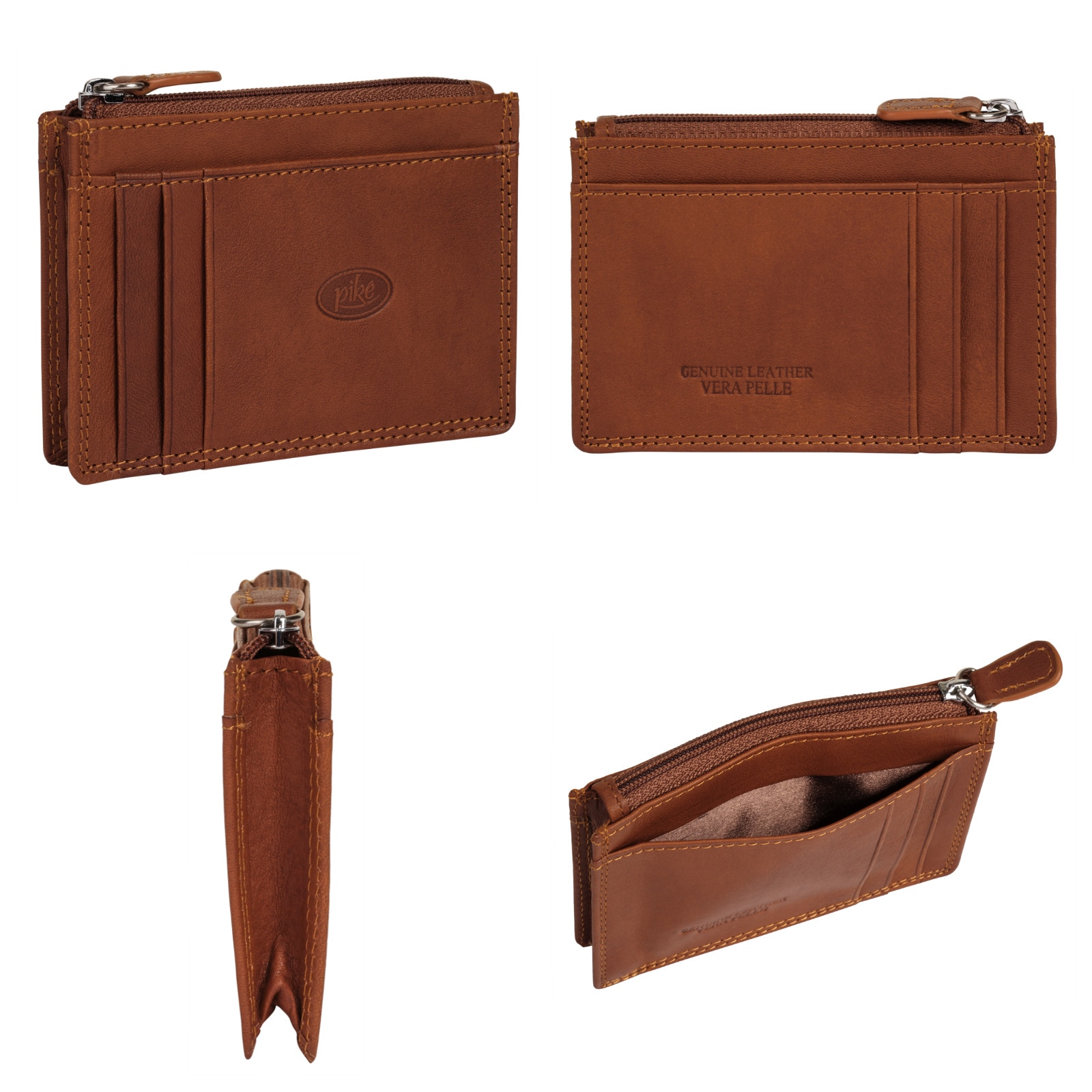 Piké Brieftasche, echt Leder