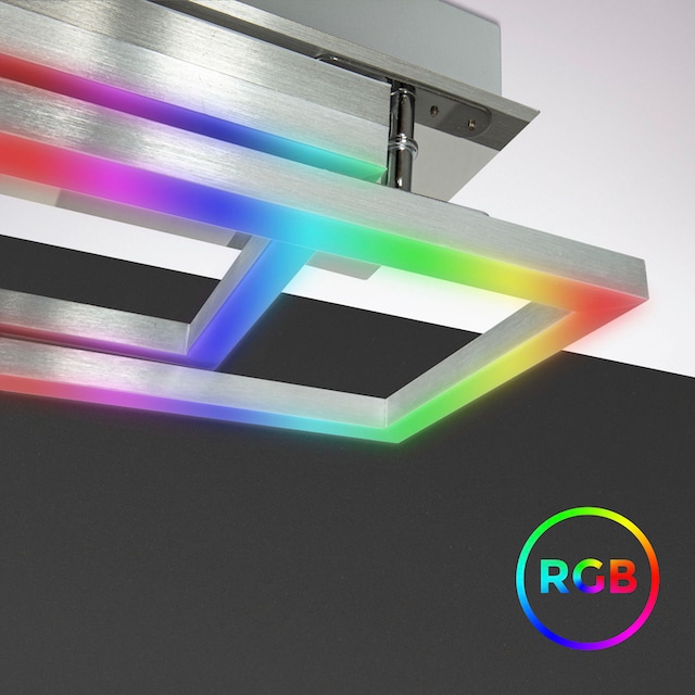 B.K.Licht LED Deckenleuchte »BK_FR1547 Smarte LED-Deckenleuchte, mit  Farbwechsel, Lichteffekte«, 1 flammig-flammig, WIFI Frame, RGB, CCT,  Tuya-App, Nachtlichtfunktion bestellen online bei OTTO