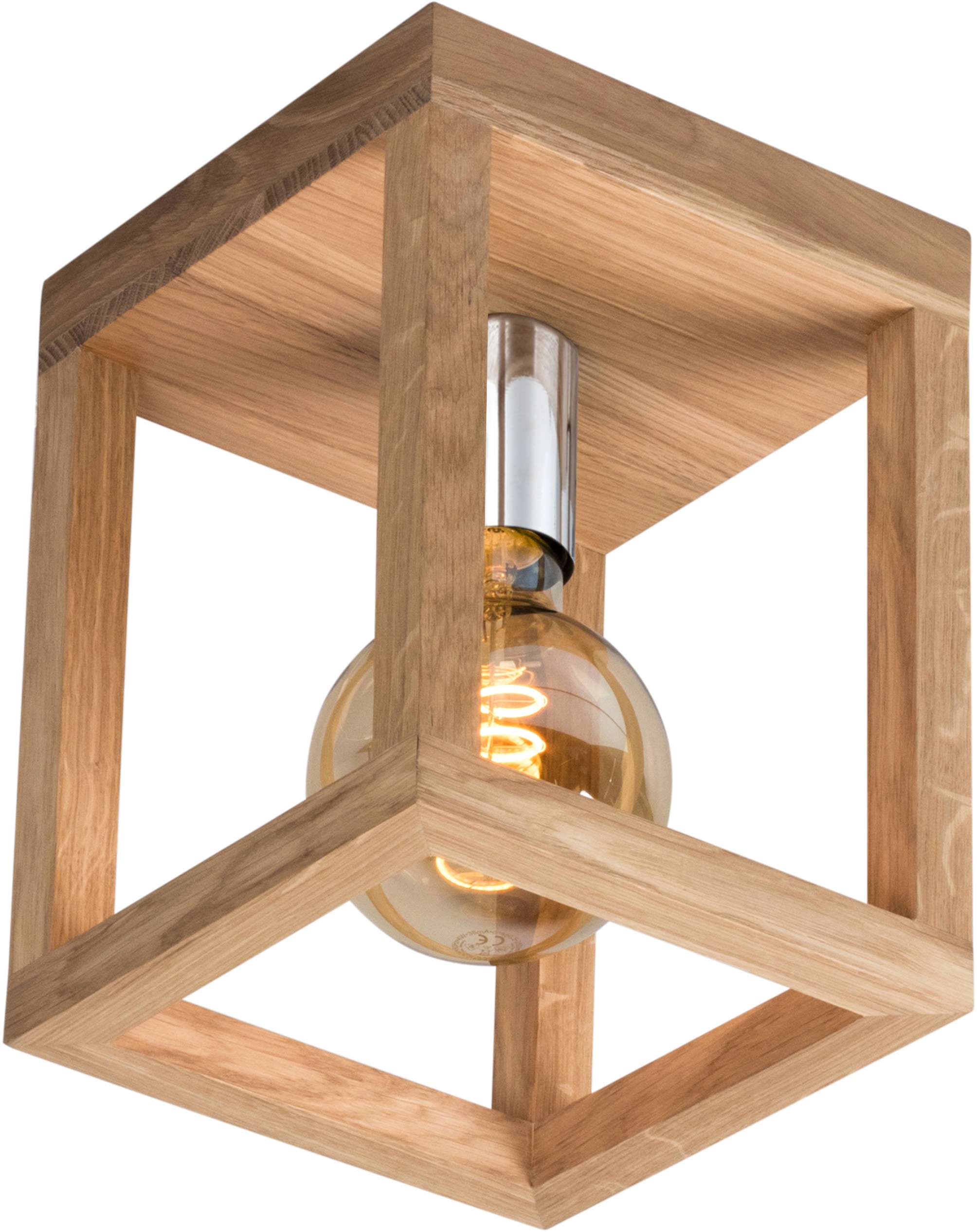 SPOT Light Deckenleuchte »KAGO«, 1 flammig-flammig, Naturprodukt aus Eichenholz,... kaufen