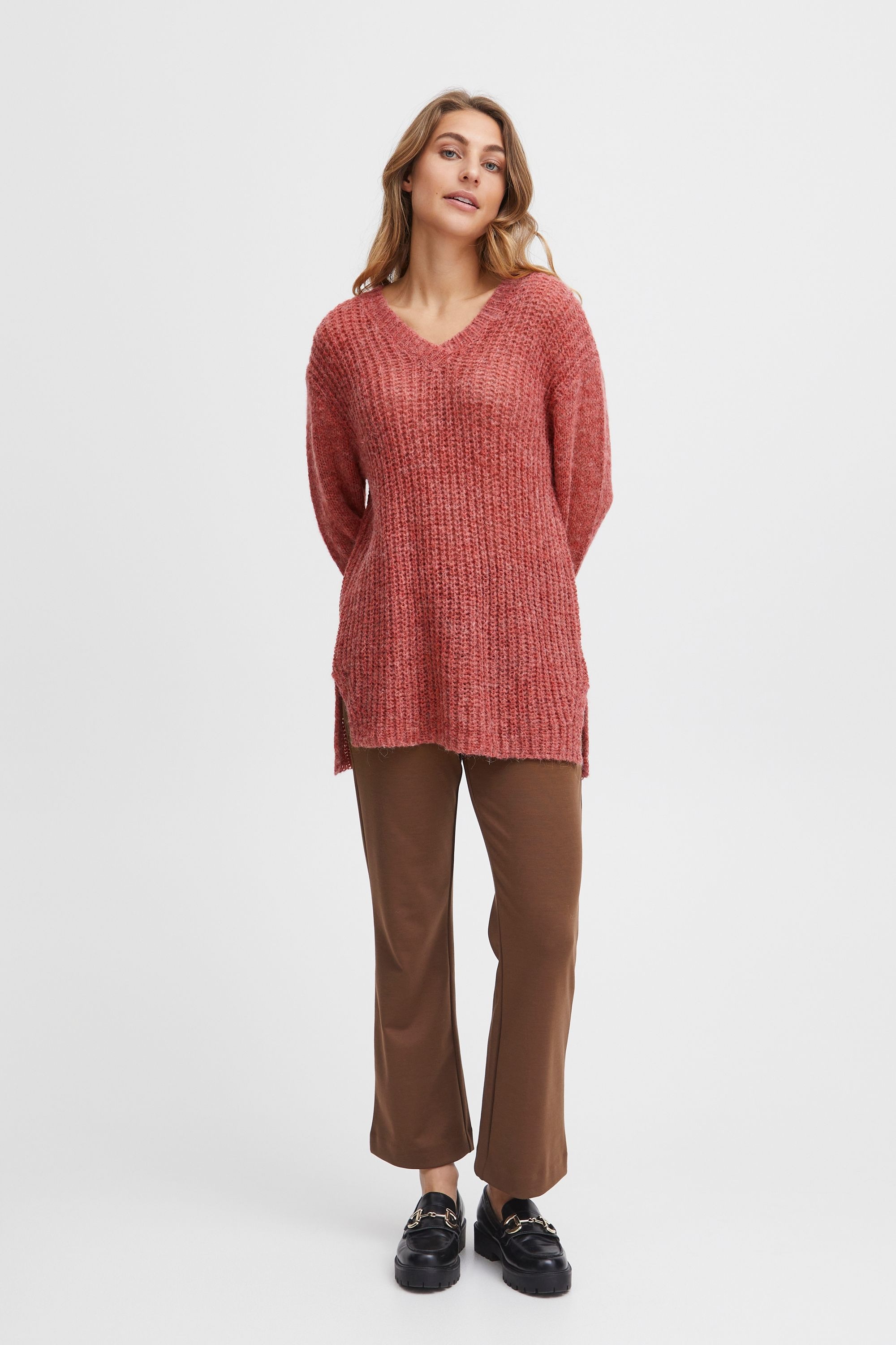 fransa Strickfleece-Pullover »Strickpullover FRBien«