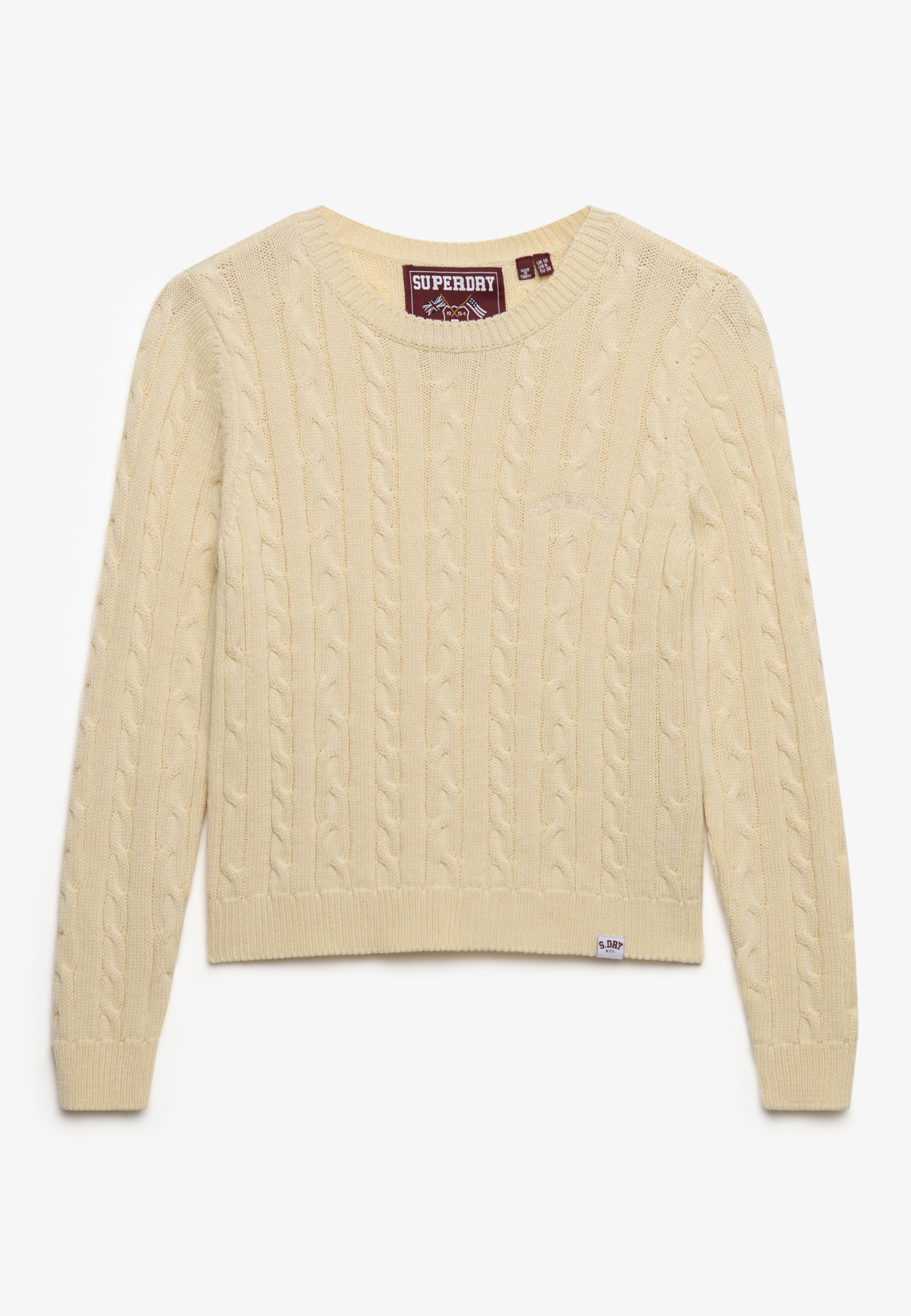 Superdry Strickpullover »ESSENTIALS SLIM CABLE JUMPER«