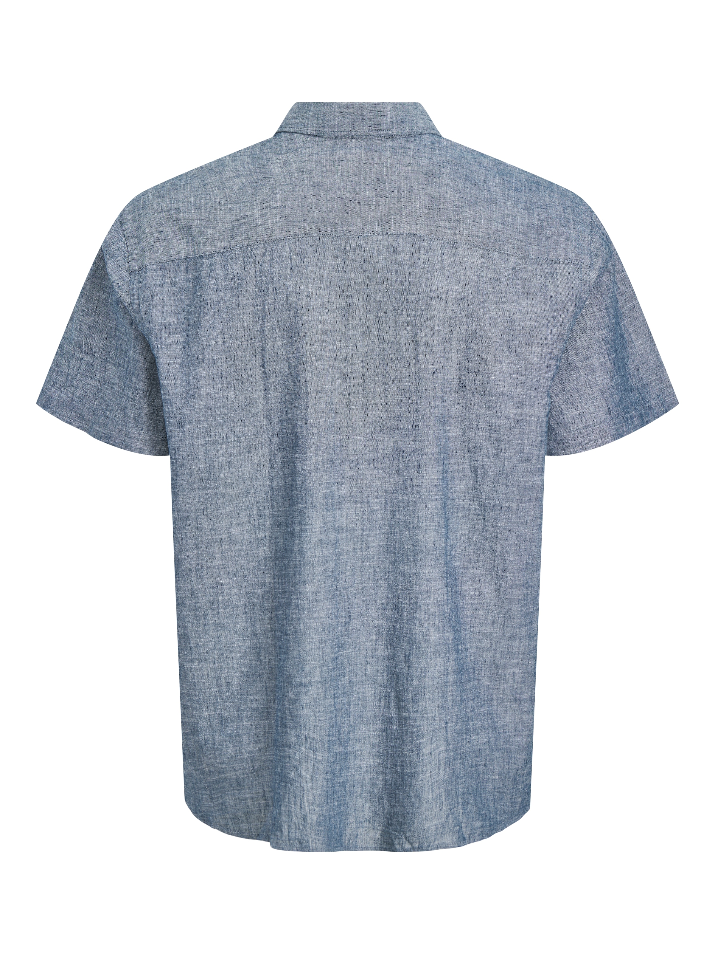 Jack & Jones PlusSize Kurzarmhemd »JPRBLUSUMMER LINEN BLEND SHIELD SS PLS« mit Stickerei