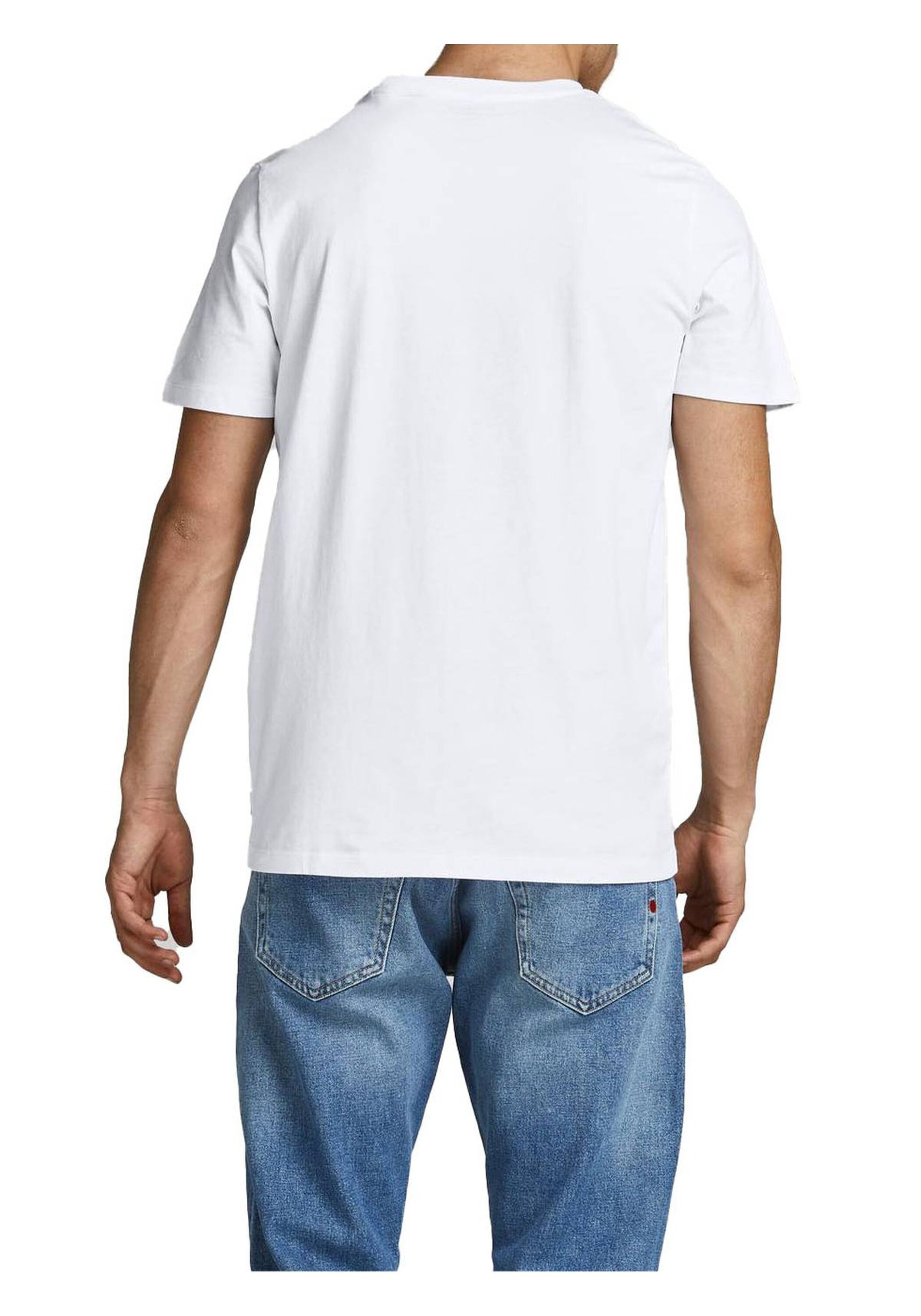 Jack & Jones T-Shirt »T-Shirt JJEORGANIC BASIC TEE O-NECK 5PK 5er Pack«