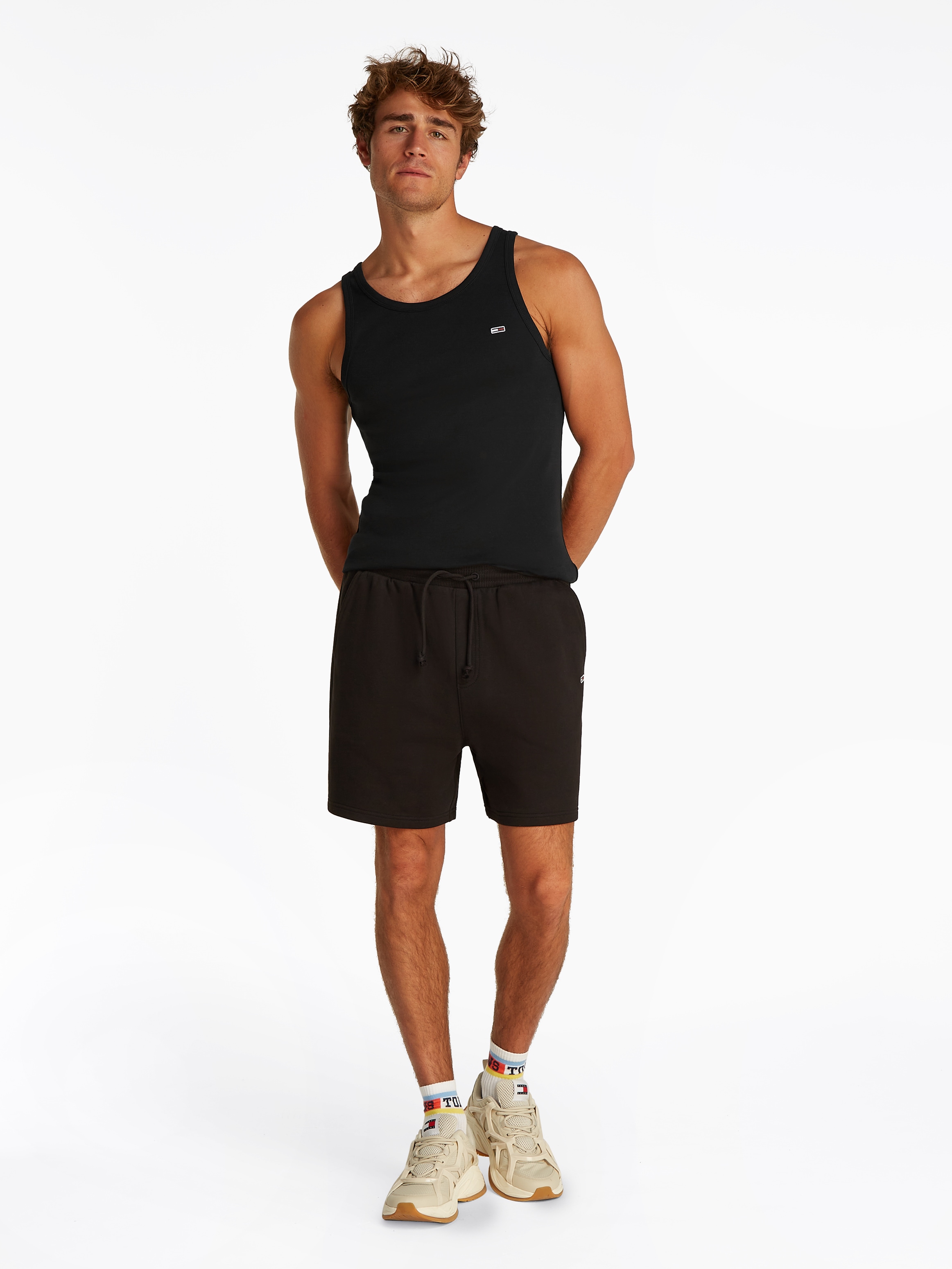 Tommy Jeans Tanktop »TJM XSLIM 2PCK RIB TANK EXT«, (Packung, 2 tlg., 2er), mit gerippter Struktur