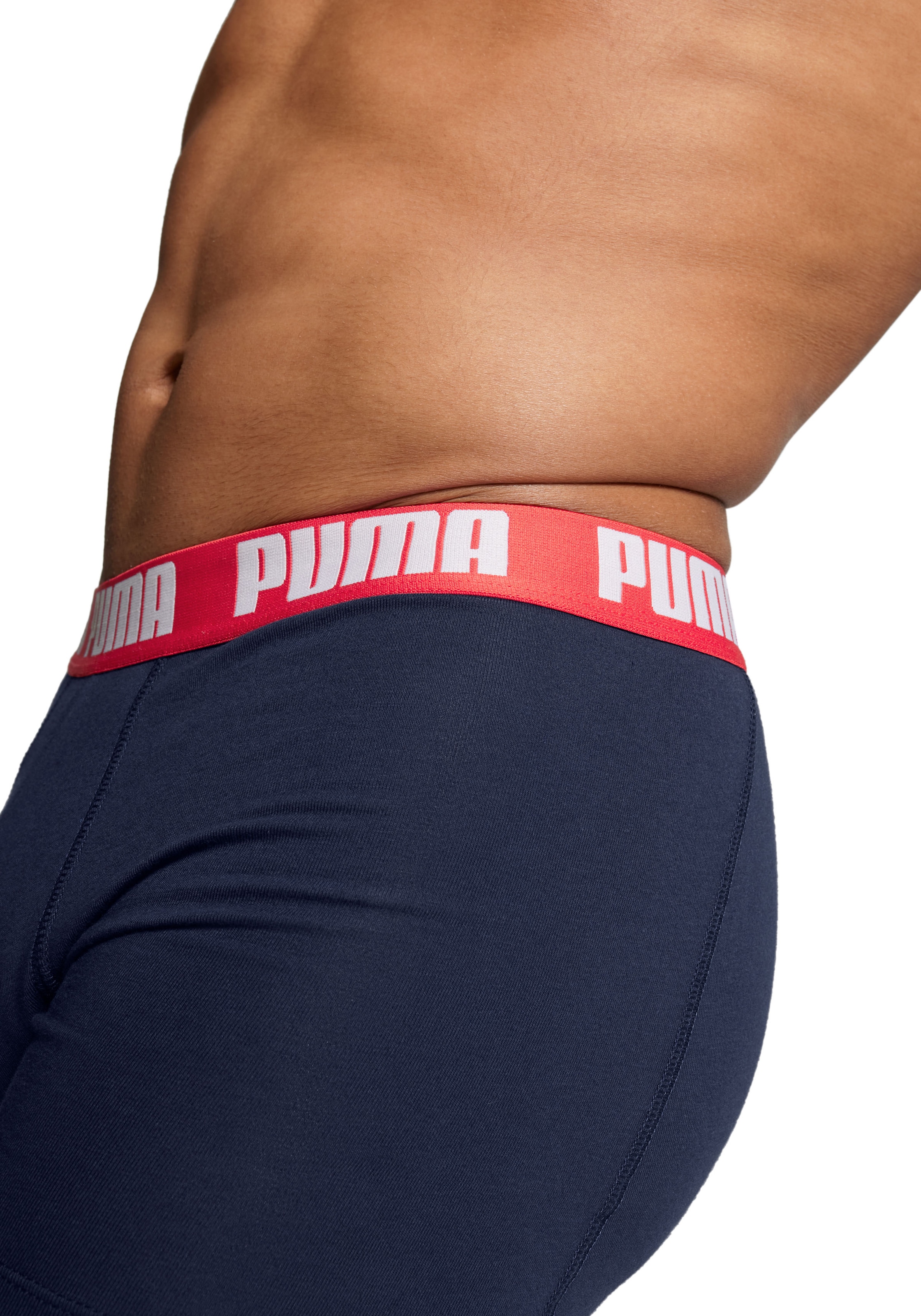 PUMA Boxer, (6er Pack), mit elastischem Logobund