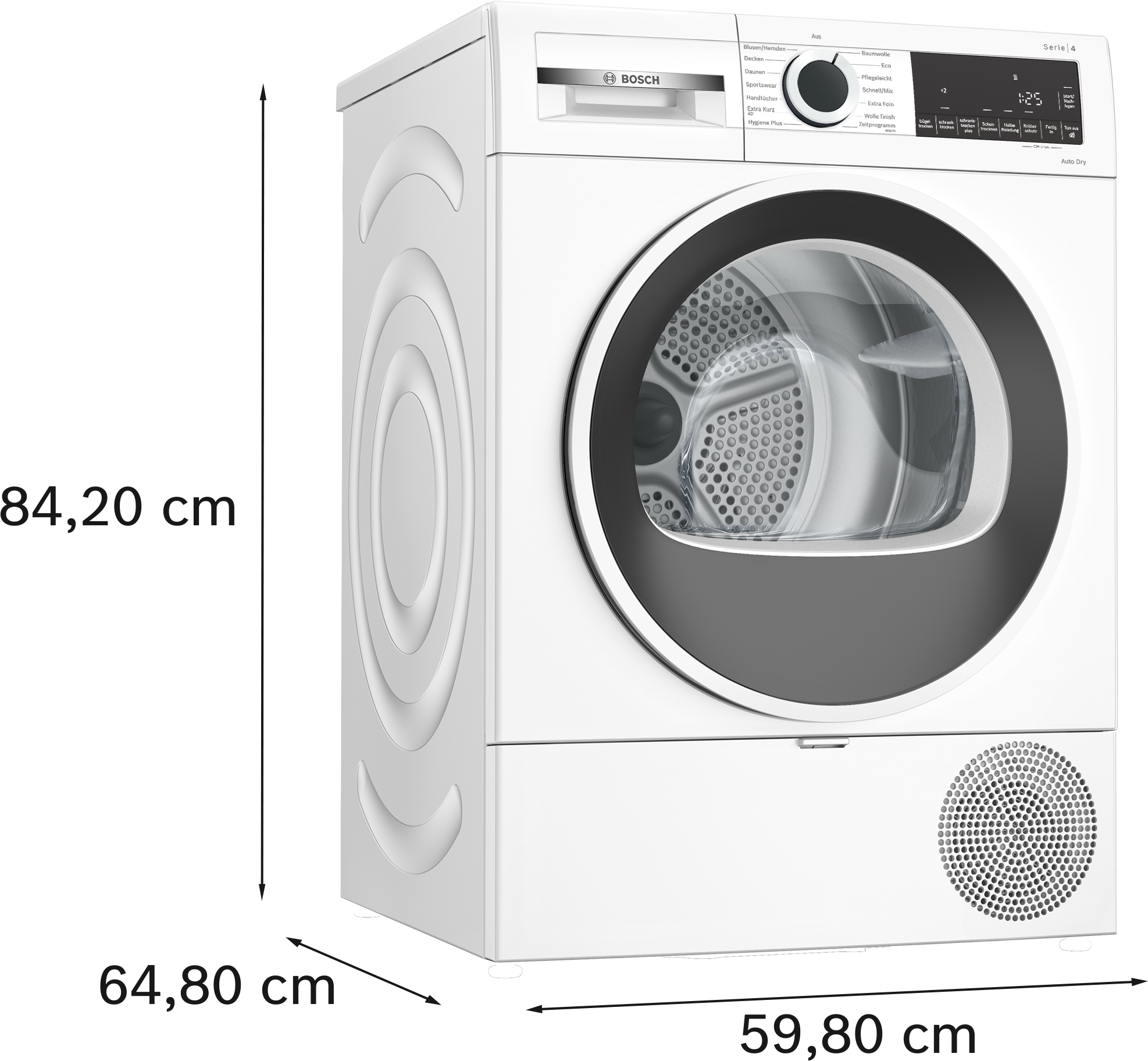 BOSCH Wärmepumpentrockner »WQA233MAX« Serie 4