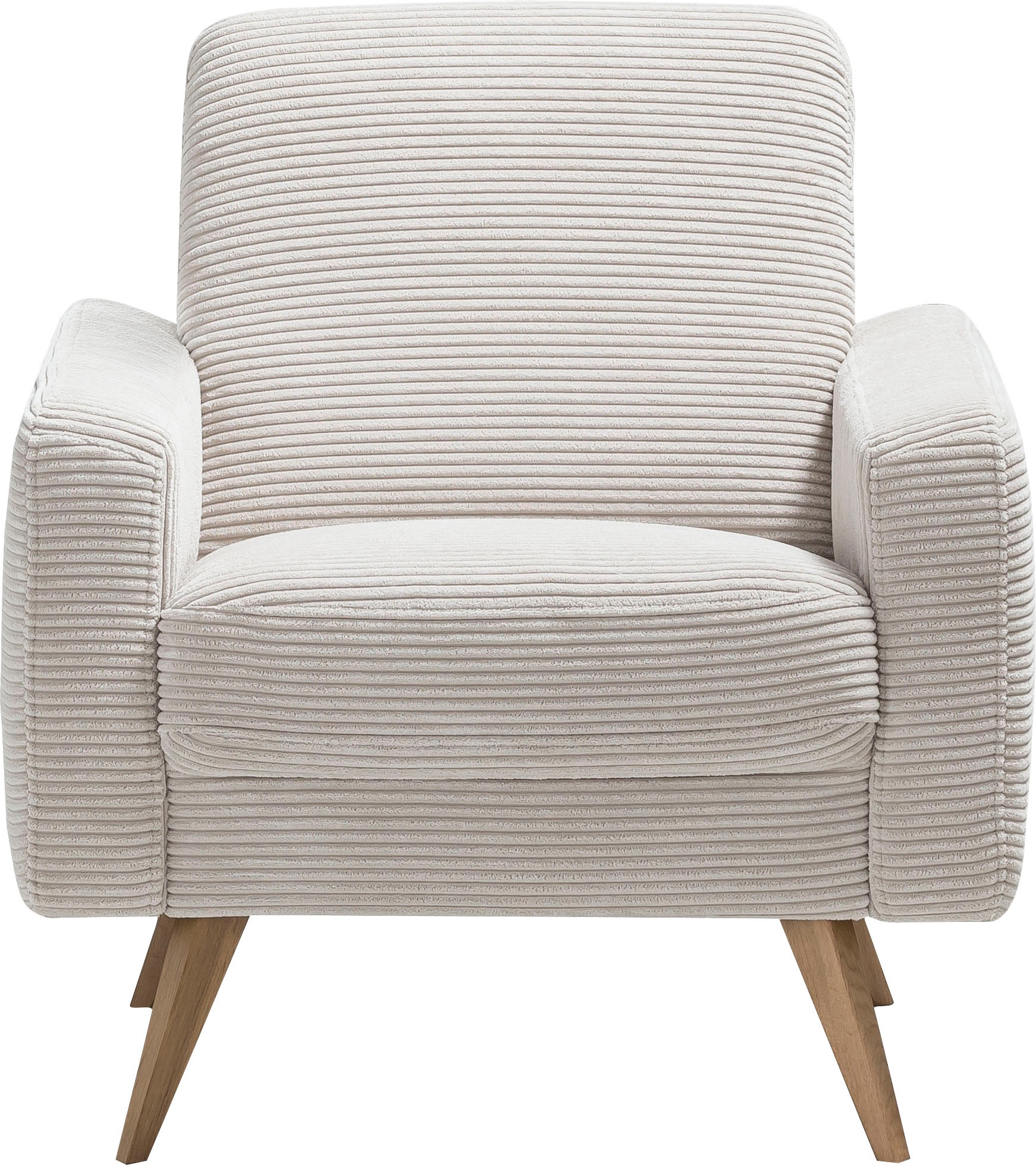 exxpo - sofa fashion Sessel »Samso, Loungesessel«, elegant und bequem, aktueller Cord Bezug