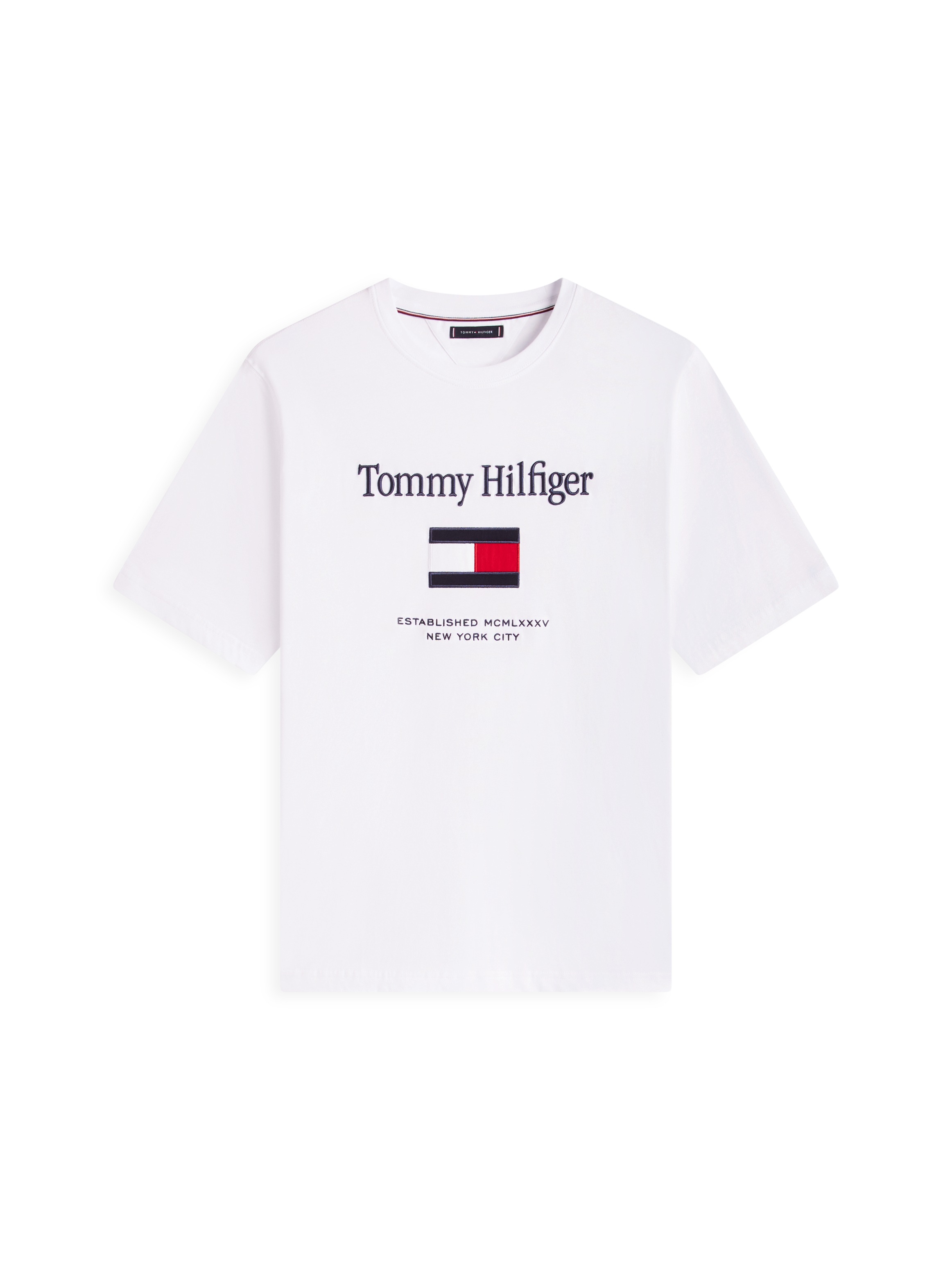 Tommy Hilfiger Big & Tall T-Shirt »BT-TOMMY EMBRO FLAG« Große Größen