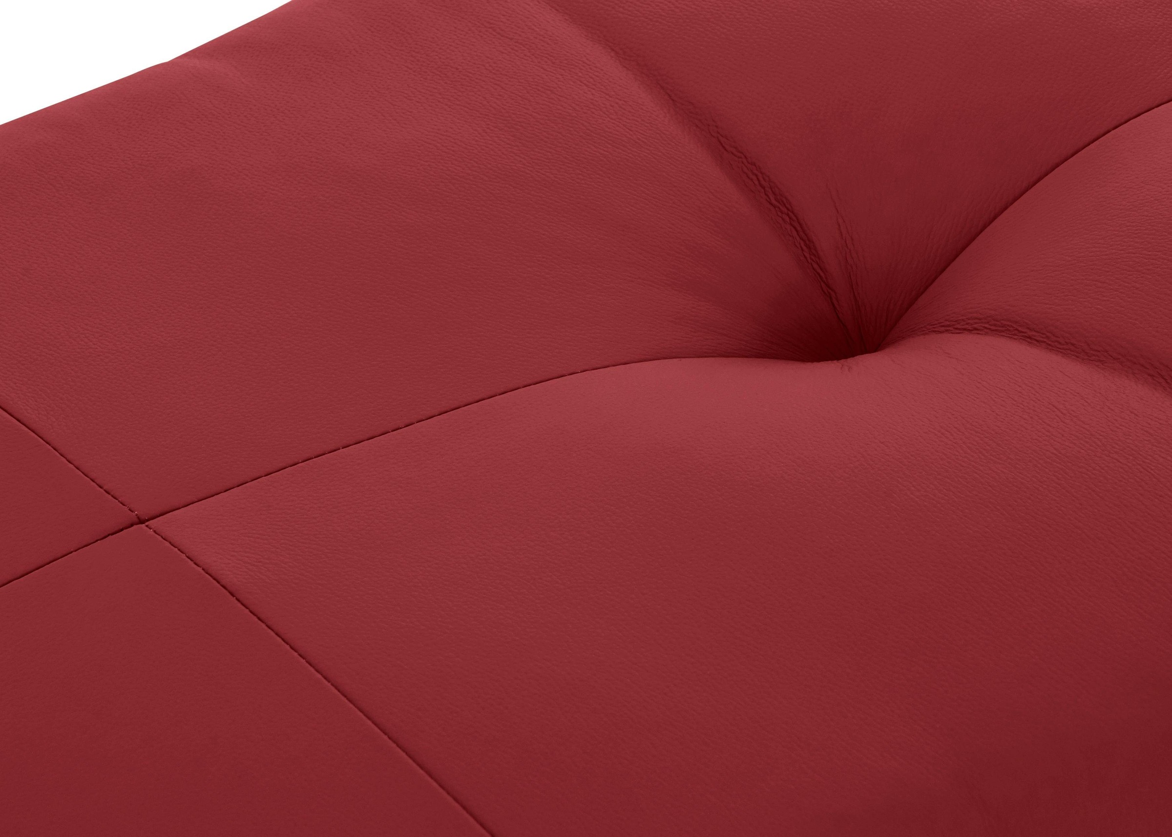 W.SCHILLIG Hocker »softy«, mit dekorativer Heftung im Sitz, Füße Chrom glänzend