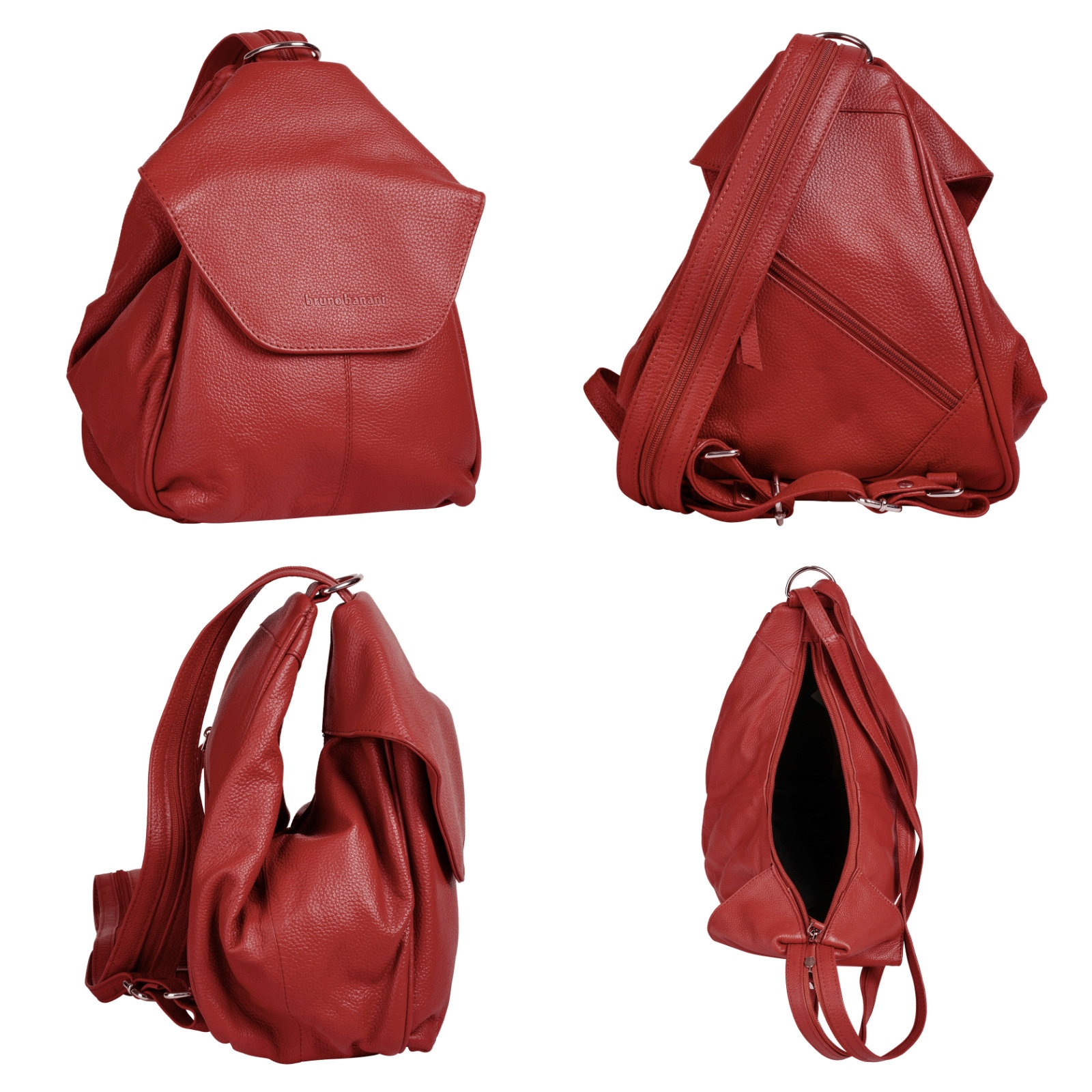 Bruno Banani Cityrucksack, echt Leder