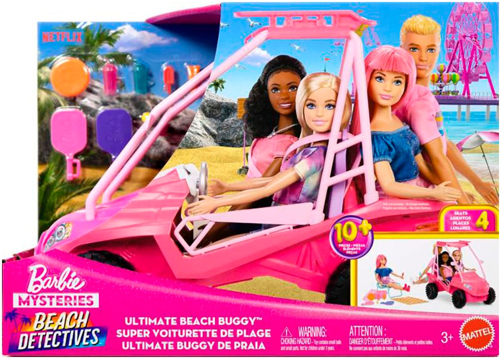 Barbie Spielzeug-Auto »Barbie Mysteries: Mission Strand Ultimativer Strand-Buggy«