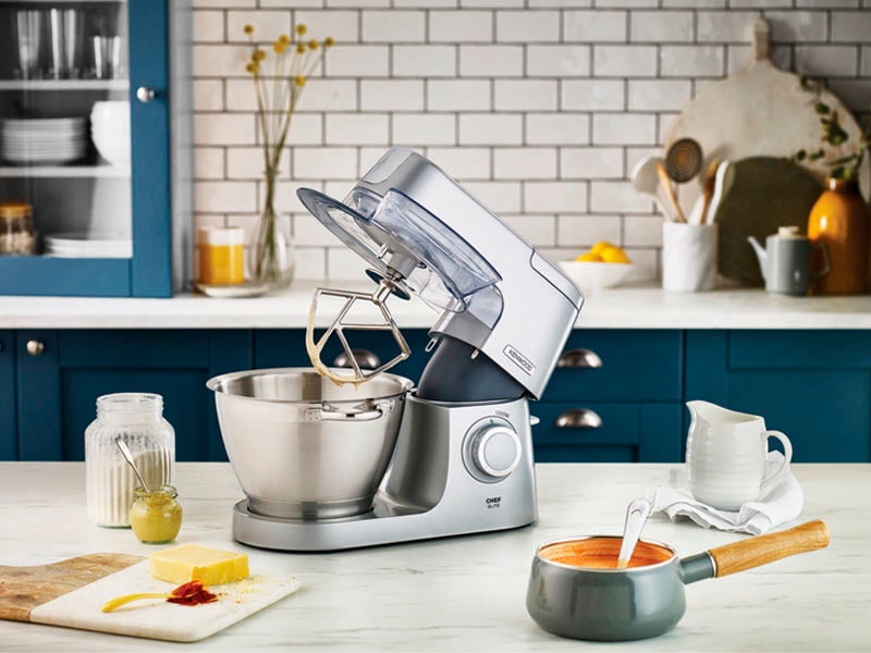 KENWOOD Küchenmaschinenschüssel »Chef Elite KAT521SS«, aus Edelstahl, geeignet für alle Chef Elite Küchenmaschinen der KVC5000 Serie