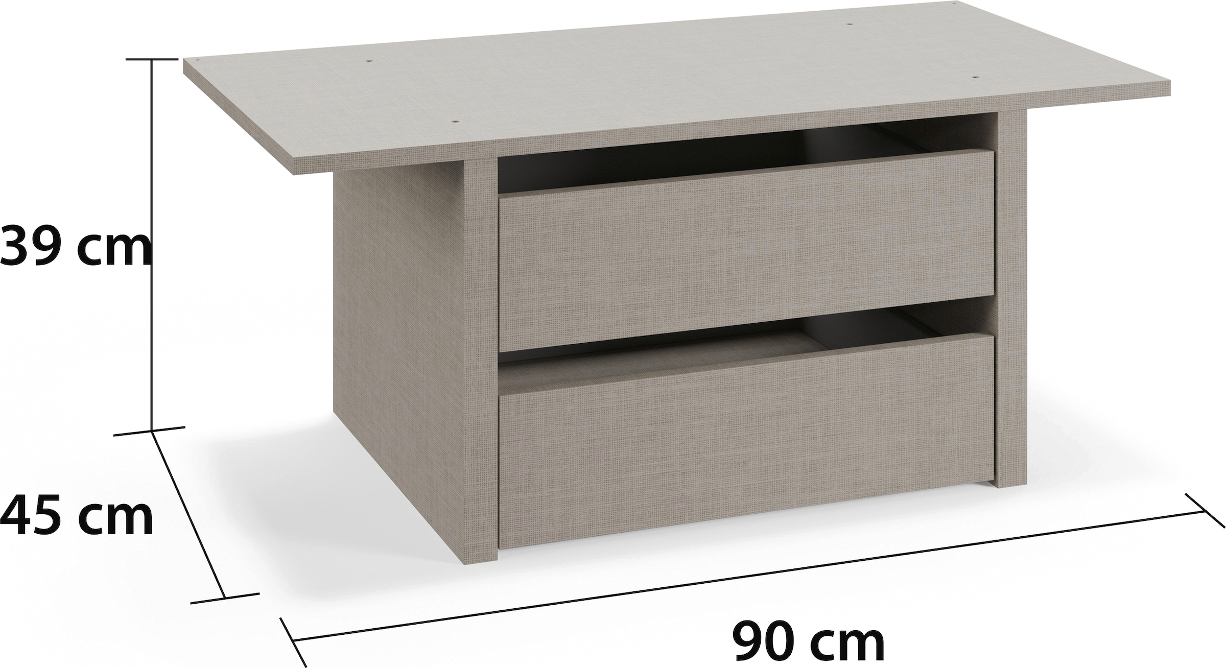 INOSIGN BY RAUCH Schubladeneinsatz »Paully«, Breite 58 cm Tiefe 45 cm für Schwebetürenschränke Serie »Paully«
