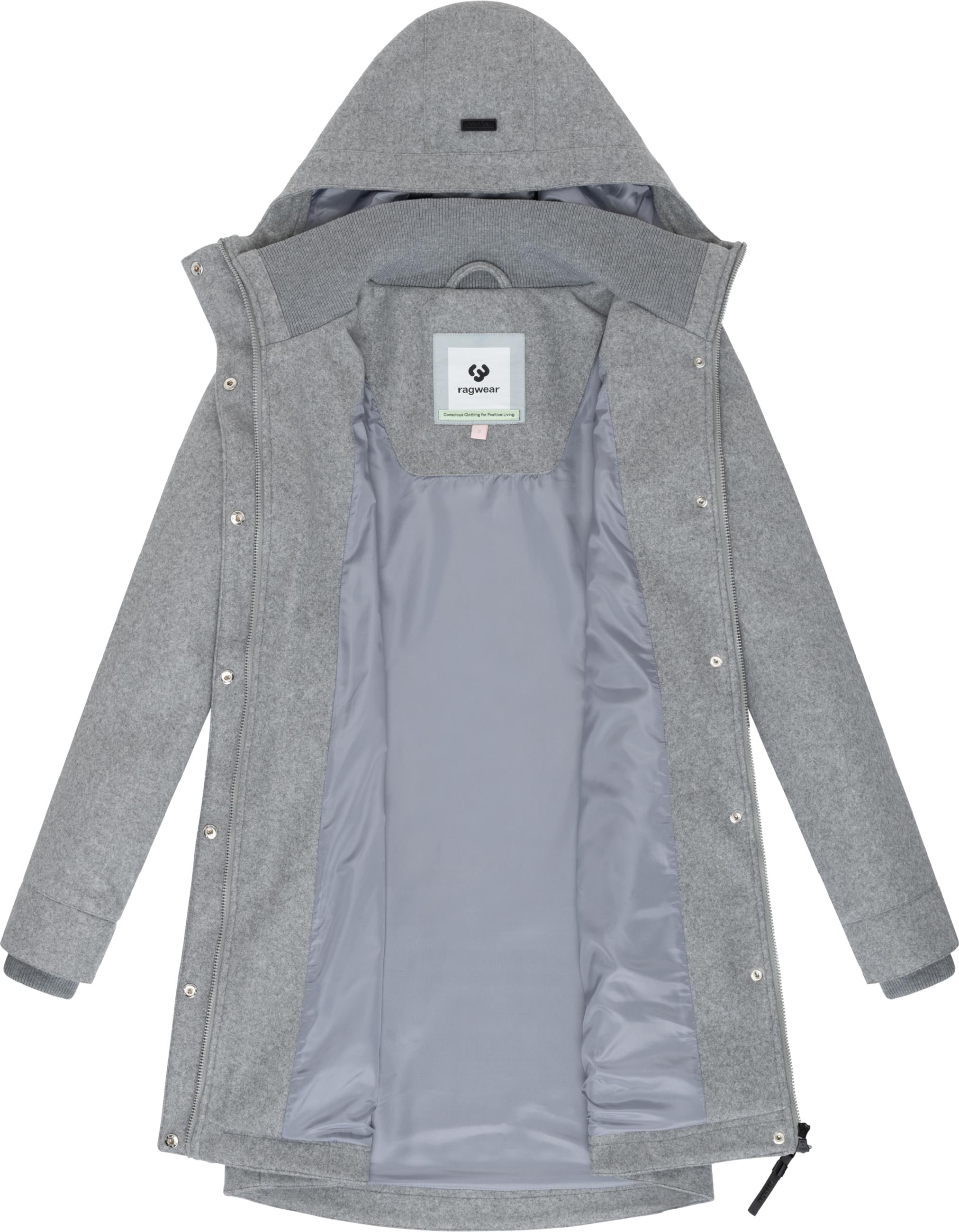 Ragwear Wollmantel »Wollmantel Janesha Coat«