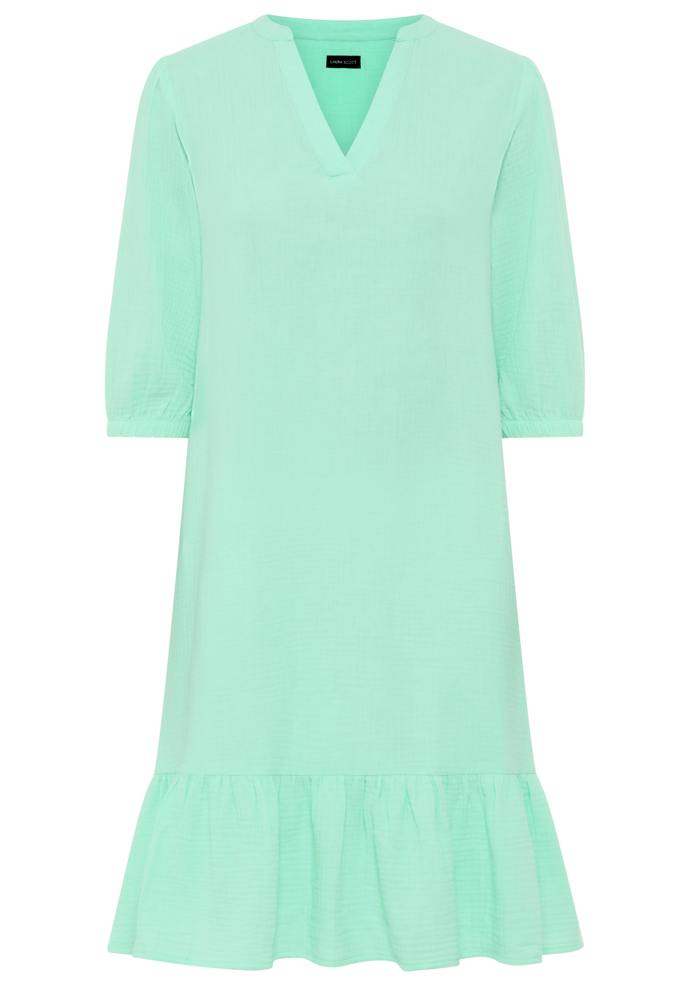 Laura Scott Sommerkleid kniefrei, für Casualmode, Frühlingsmode und Partymode, aus Baumwolle