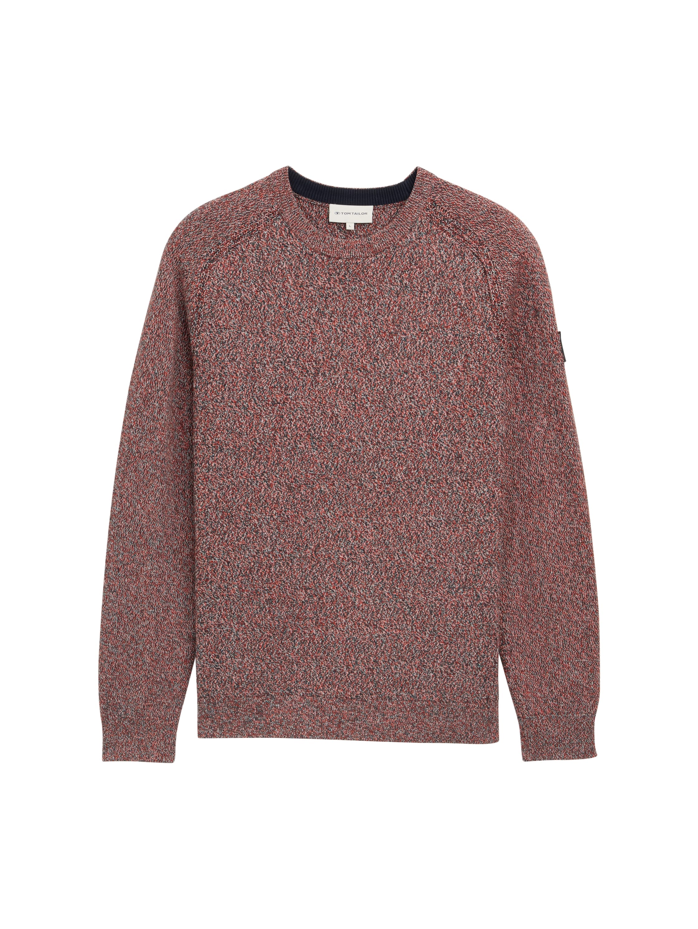 TOM TAILOR Strickpullover, mit Logo Stickerei am Arm