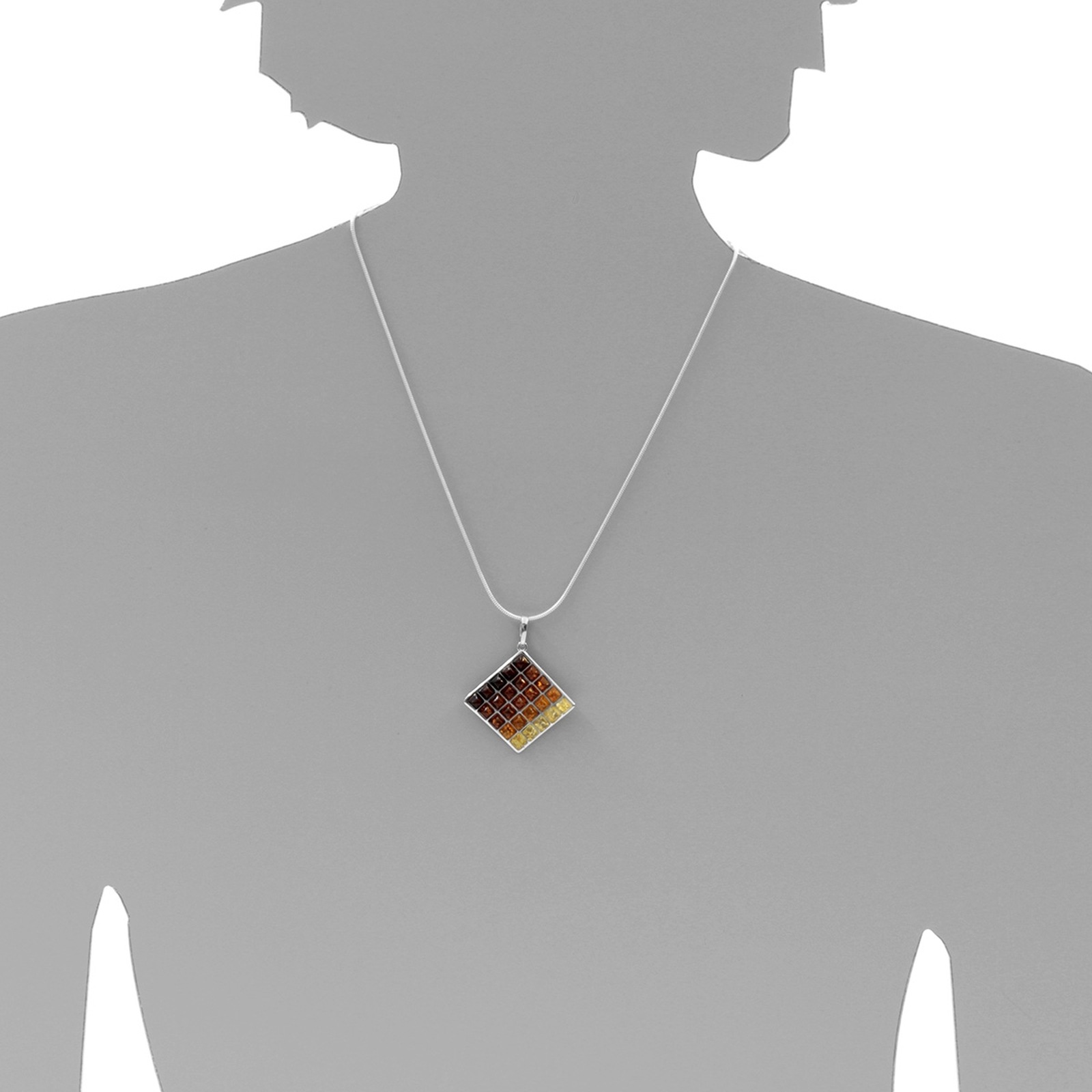 OSTSEE-SCHMUCK Kette mit Anhänger »- Jeanette - Silber 925/000 - Bernstein«