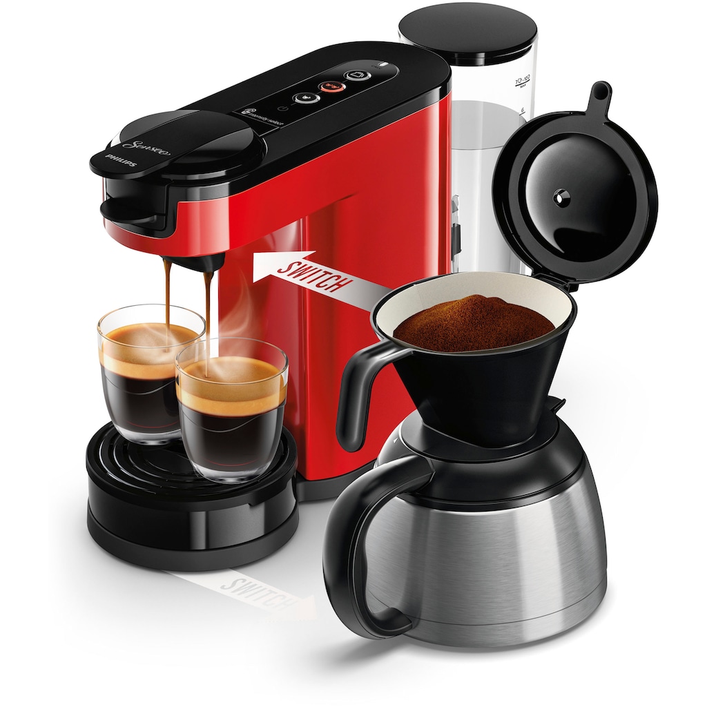 Philips Senseo Kaffeepadmaschine »Switch HD6592/84«, 1 l Kaffeekanne