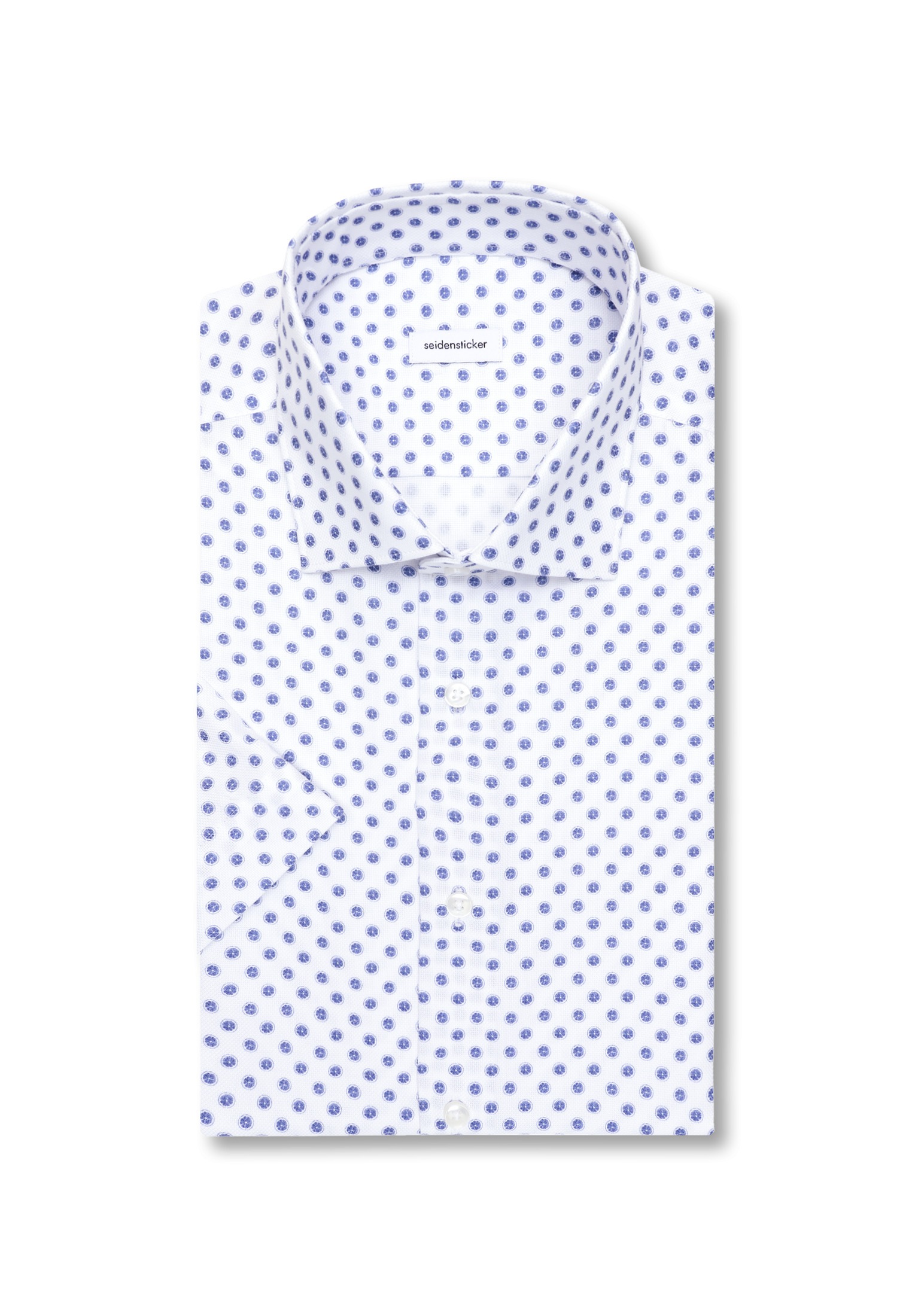 seidensticker Businesshemd »Schwarze Rose« Slim 1/2 Kentkragen Druck