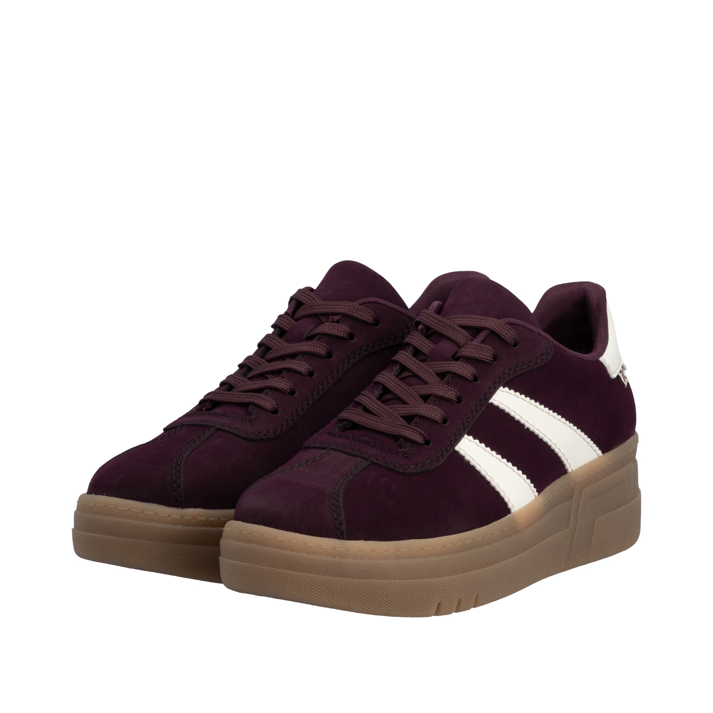Rieker Plateausneaker  Basket-Sneaker, Retro-Sneaker, Schnürschuh mit weichem Schaftrand