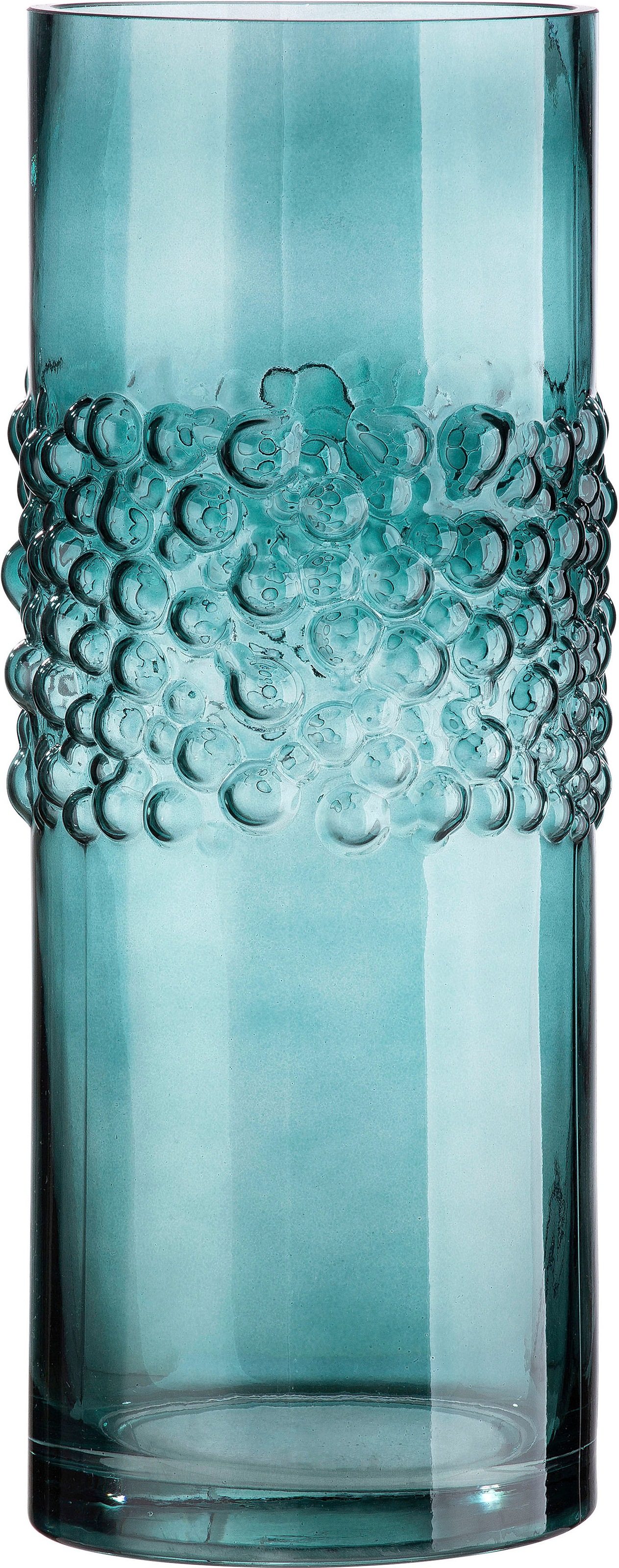 Casablanca by Gilde Tischvase »Bubble-Vase Sparkle, Höhe ca. 34 cm«, (1 St.),  dekorative Vase aus Glas, Blumenvase bei OTTO