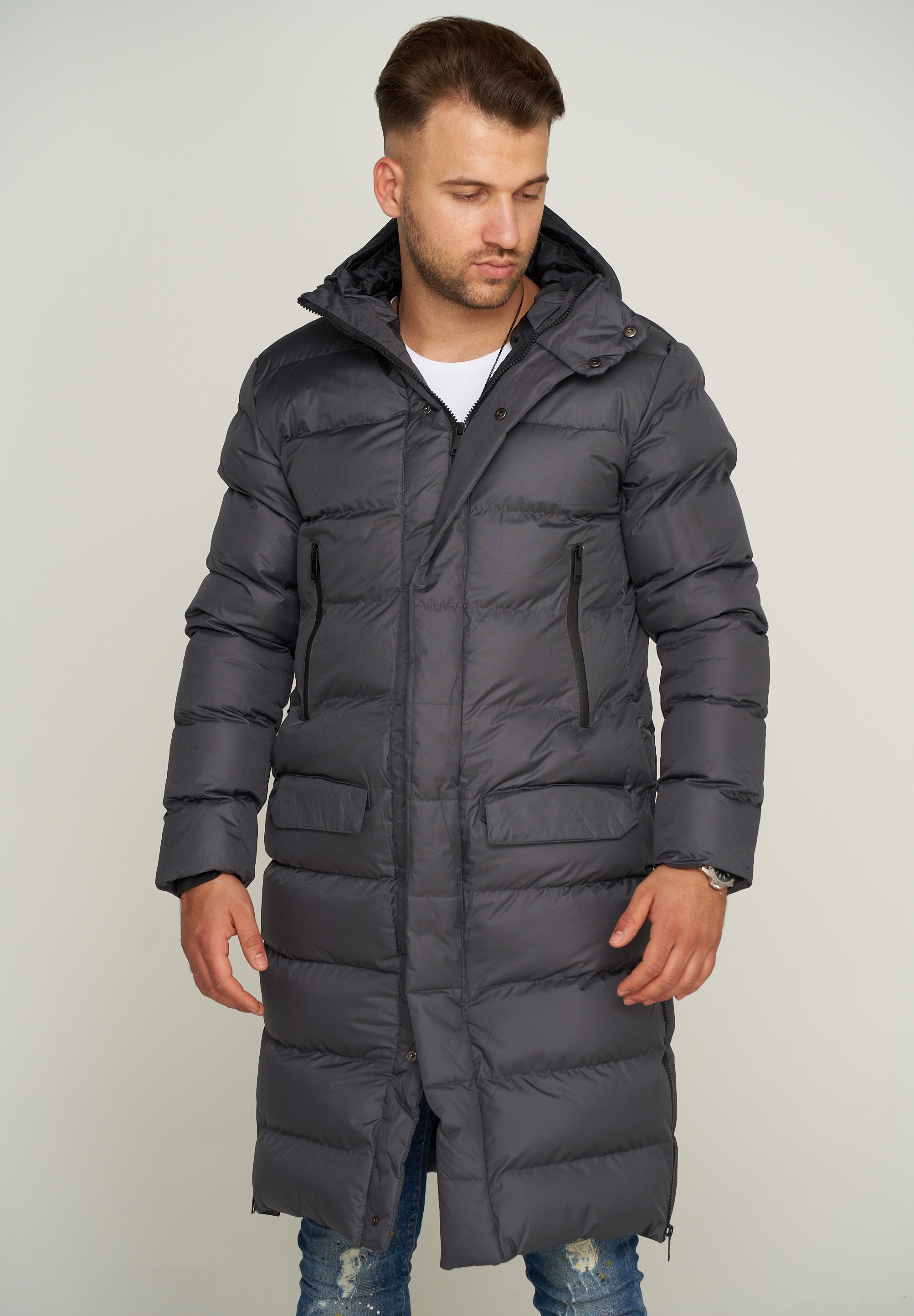 SOULSTAR Parka »Winterjacke als Langer Steppmantel - Winterparka«