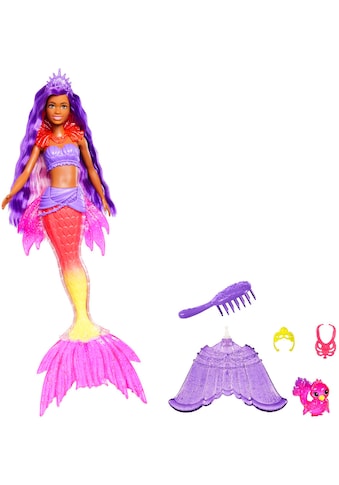 Barbie Meerjungfrauenpuppe »Meerjungfrauen Power, Brooklyn«, mit lila Haaren und Zubehör kaufen