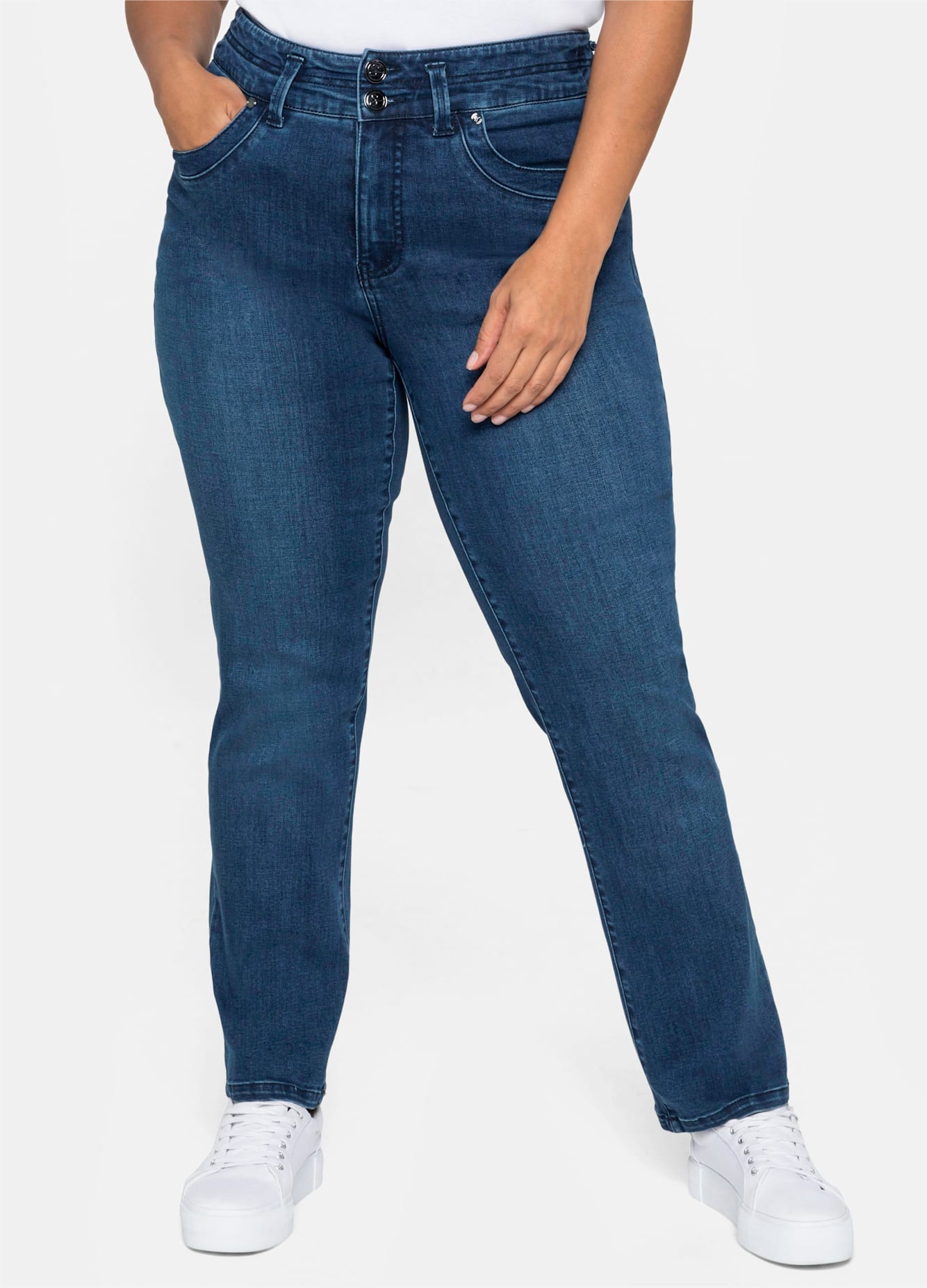 Sheego Bequeme Jeans, (1 tlg.)